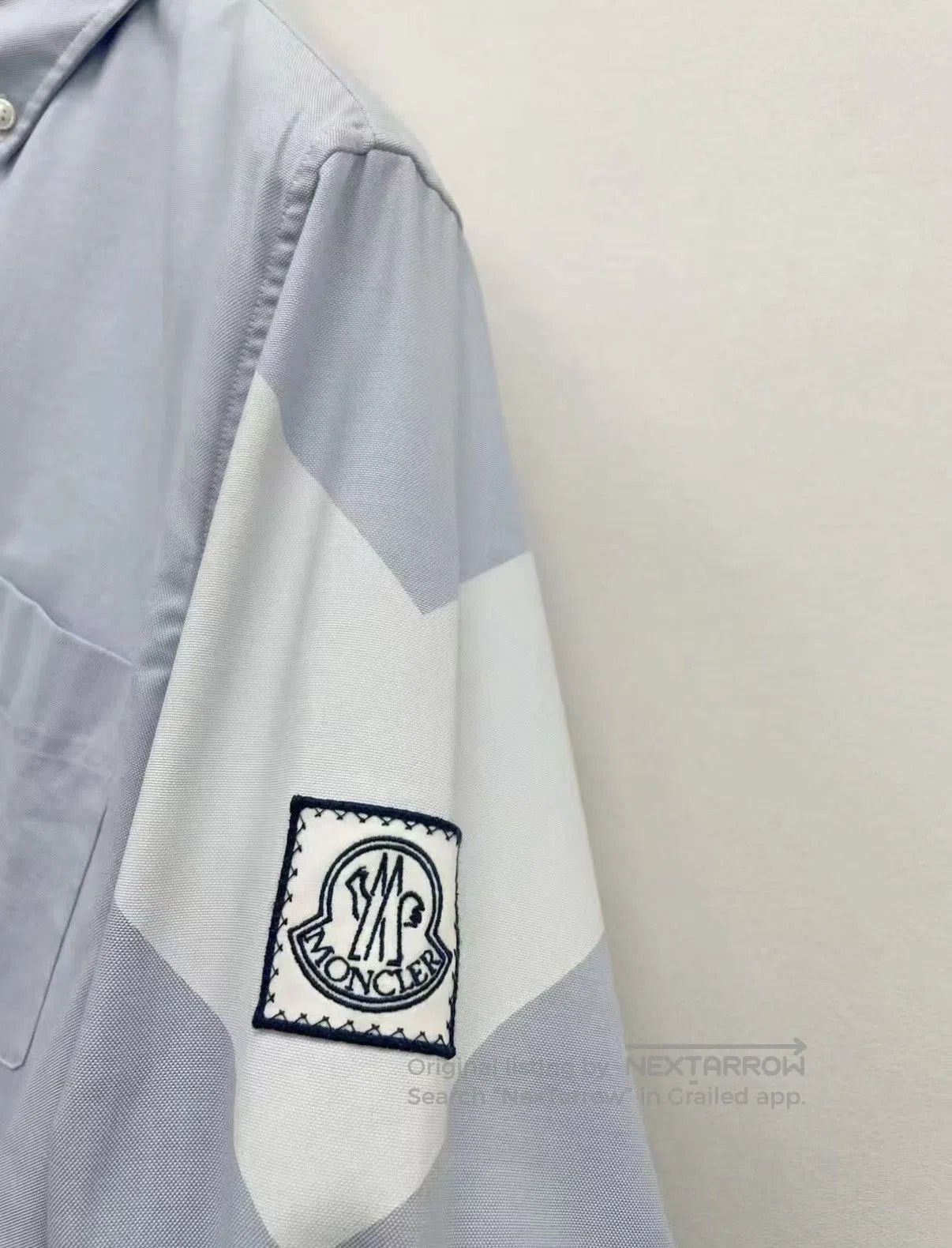 Moncler Blue Long Sleeve Button-Up Shirt Size M. Size US M / EU 48-50 / 2 - 3 Thumbnail