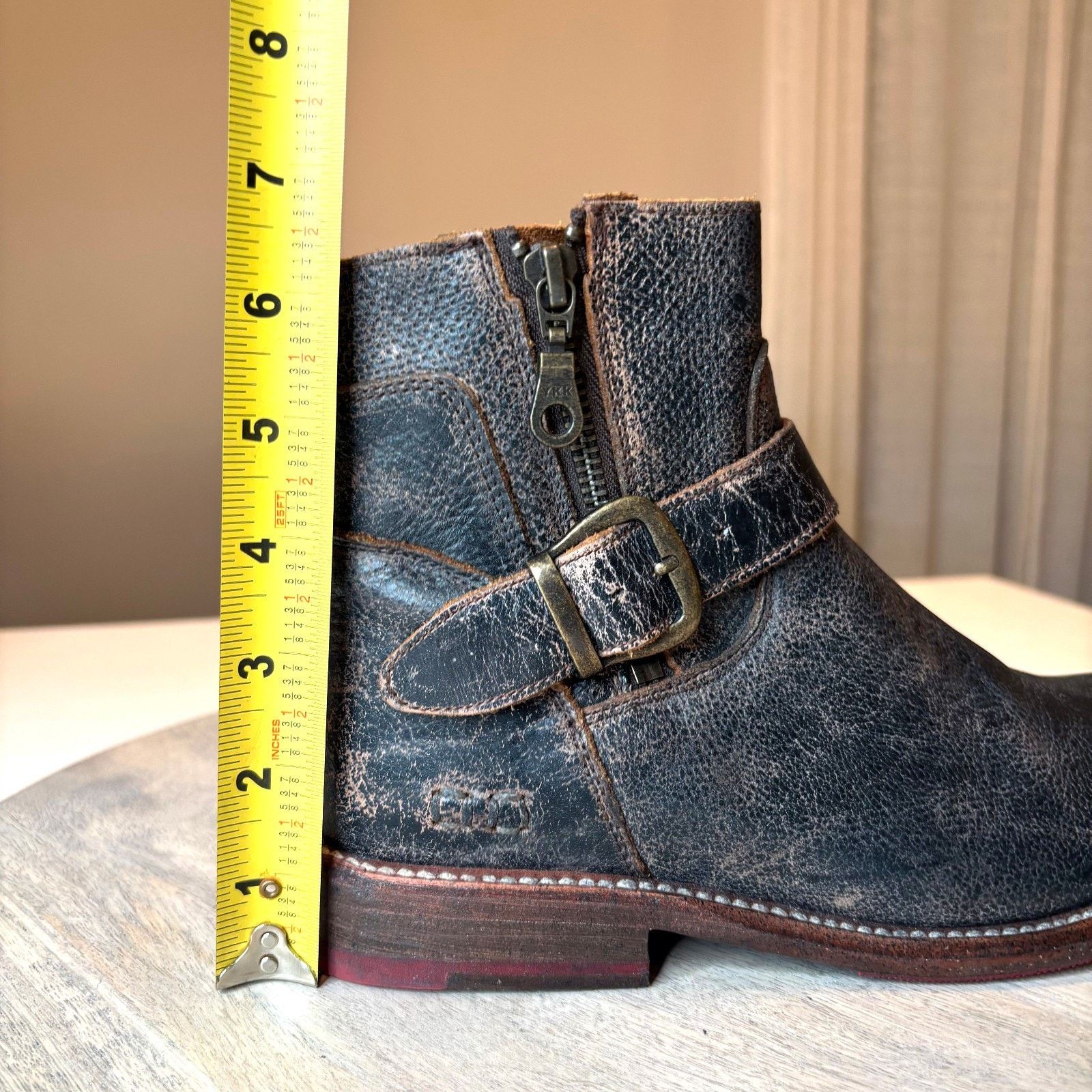 Bed Stu Bed Stu Becca Women's Leather Ankle Boots Buckle Zip Size 7 Size US 7 / IT 37 - 11 Thumbnail
