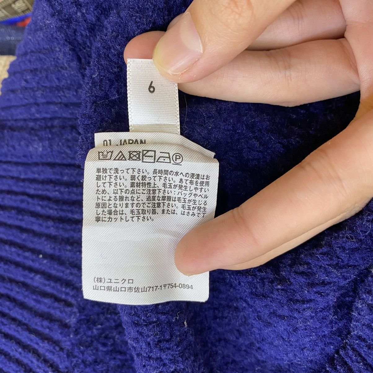 Uniqlo × Vintage Vintage INES De La FRESSANGE x Uniqlo Knitwear Style Wool Size US L / EU 52-54 / 3 - 6 Thumbnail