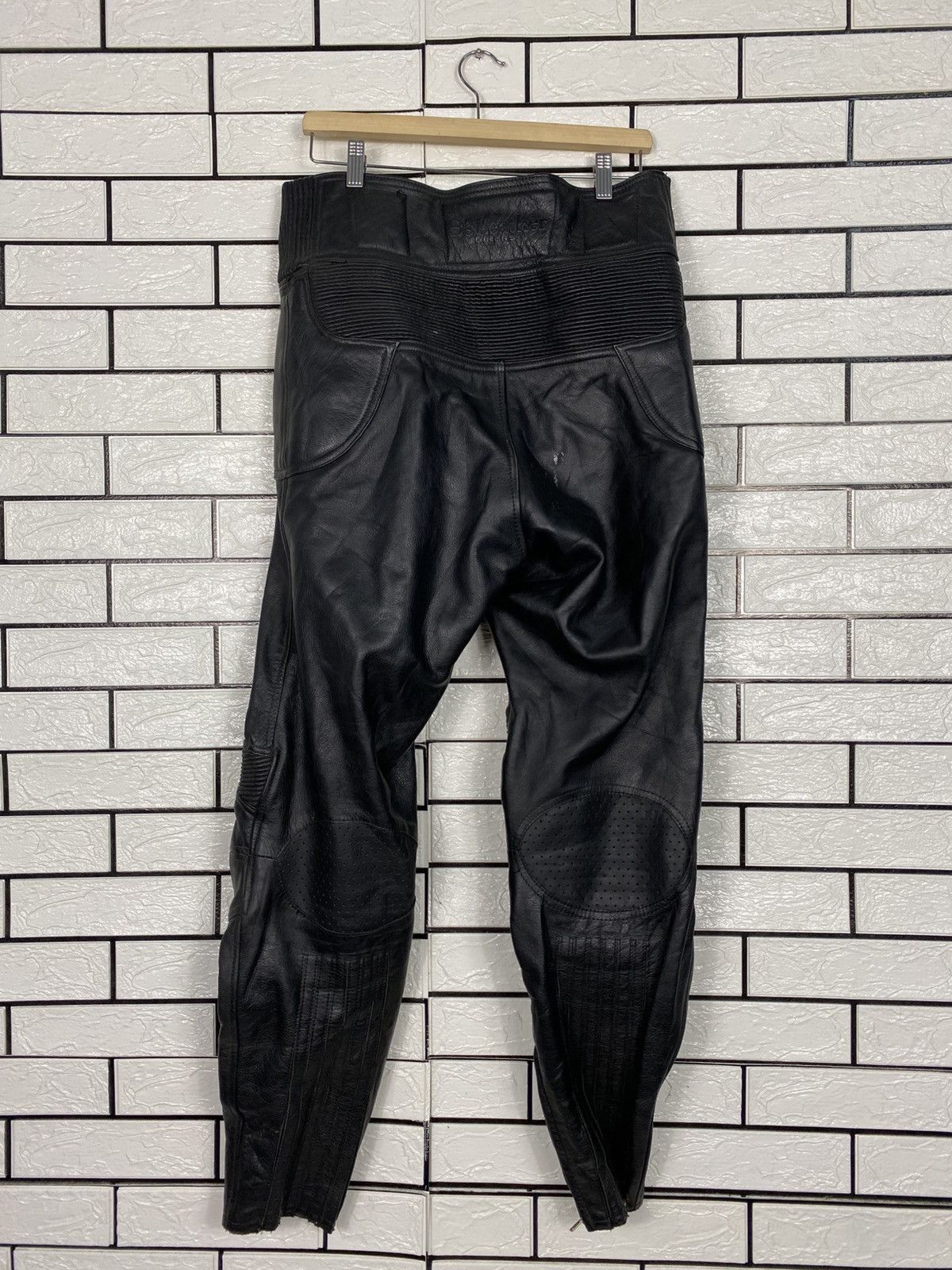 Kadoya Vintage Leather Pants Racing B's Leather Issey Miyake Size US 30 / EU 46 - 8 Thumbnail