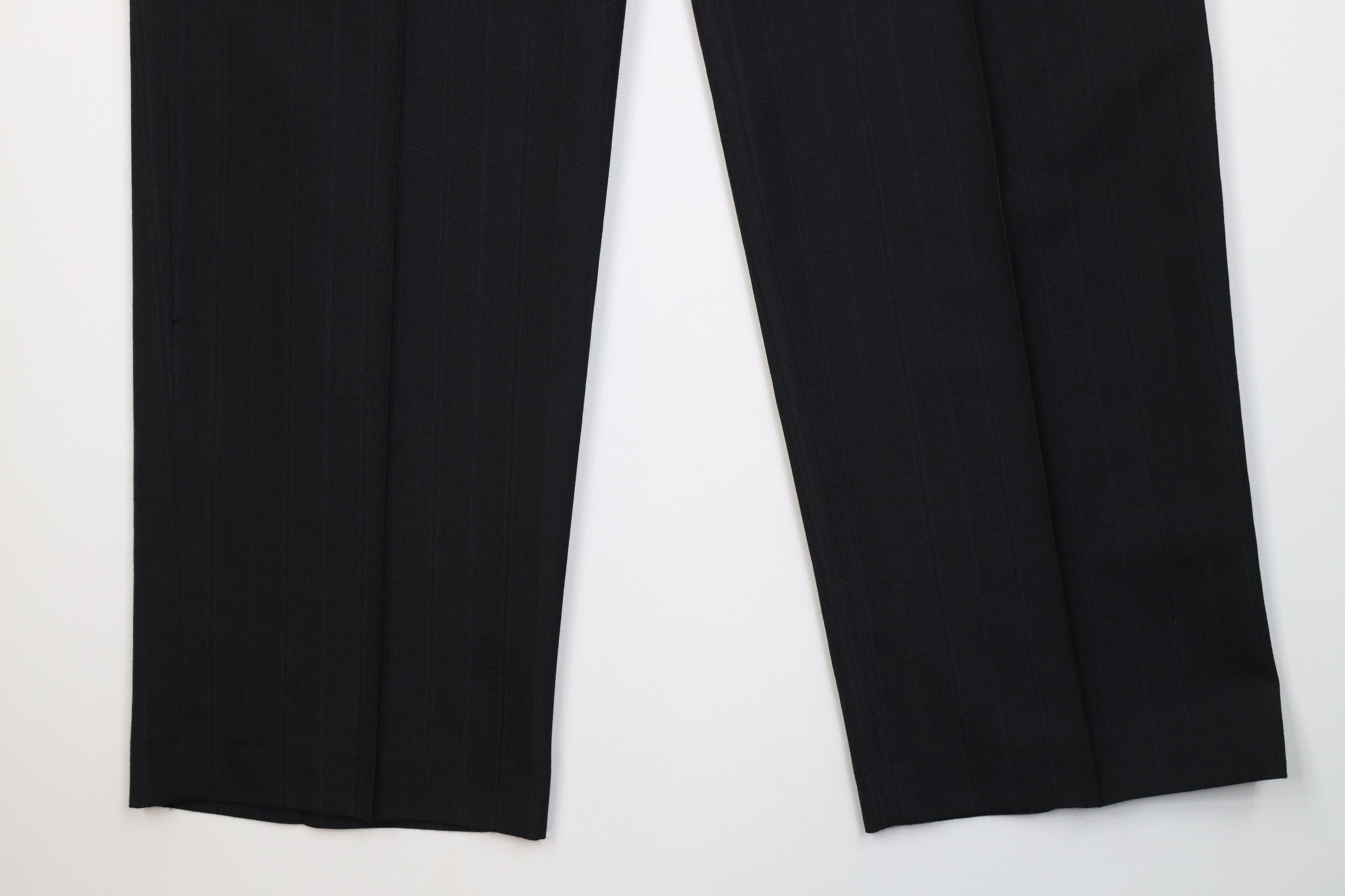 Vintage Vintage 90s Streetwear Wool Blend Striped Wide Leg Pants USA Size US 34 / EU 50 - 4 Thumbnail