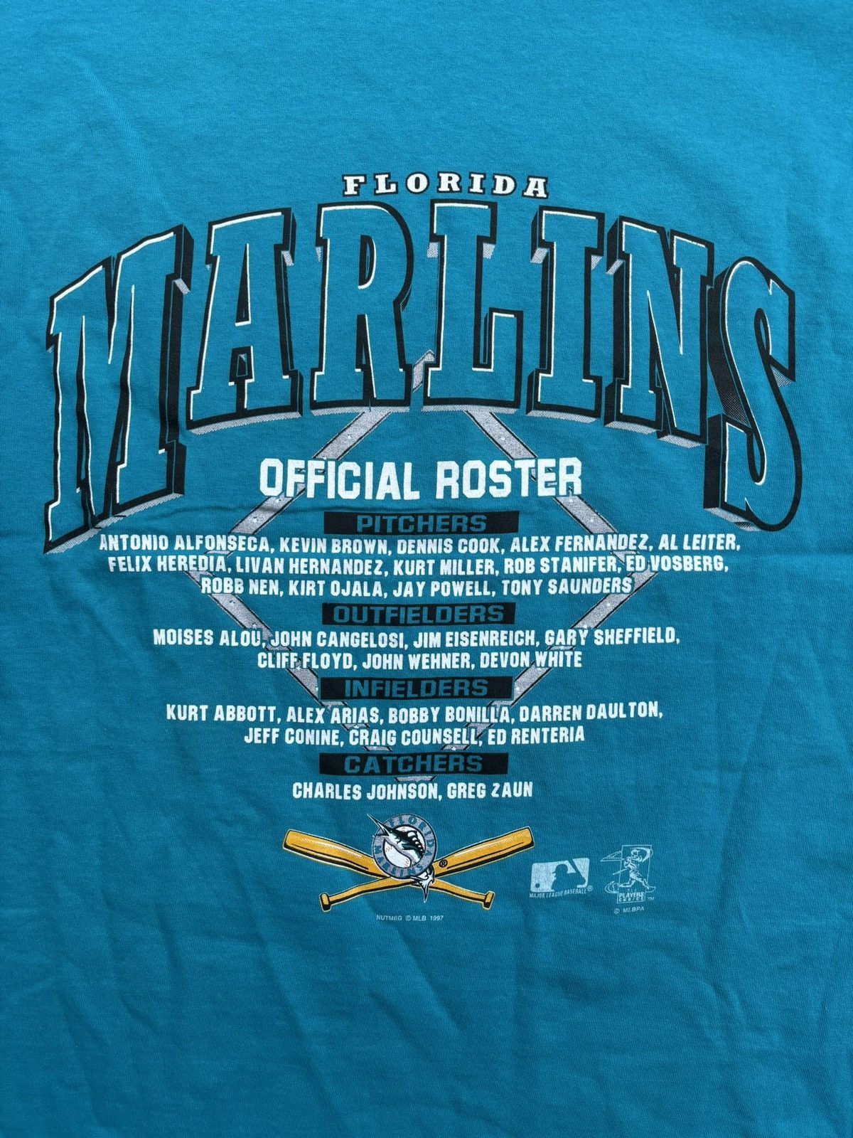 Vintage Vintage 1997 Florida Marlins World Series T Shirt Size US M / EU 48-50 / 2 - 5 Thumbnail