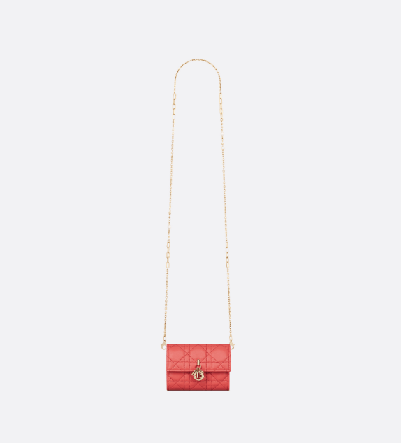 Dior o1w1db10625 Size : OS / My Dior Micro Bag in Coral Size ONE SIZE - 4 Thumbnail