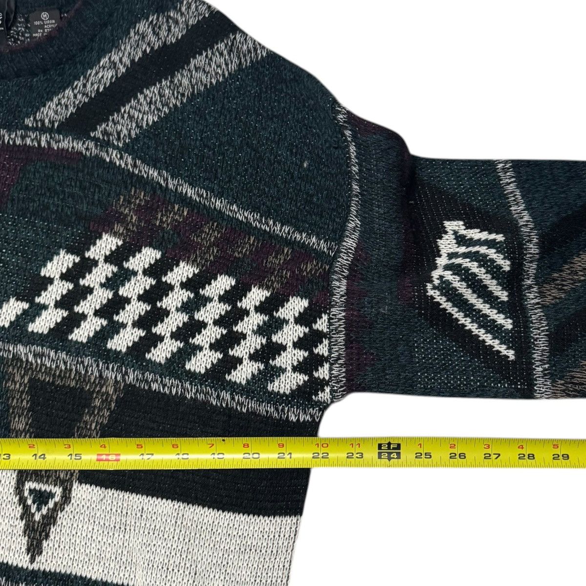 Vintage Vintage Expressions Patterned Crewneck Sweater Men's Medium Size US M / EU 48-50 / 2 - 5 Thumbnail