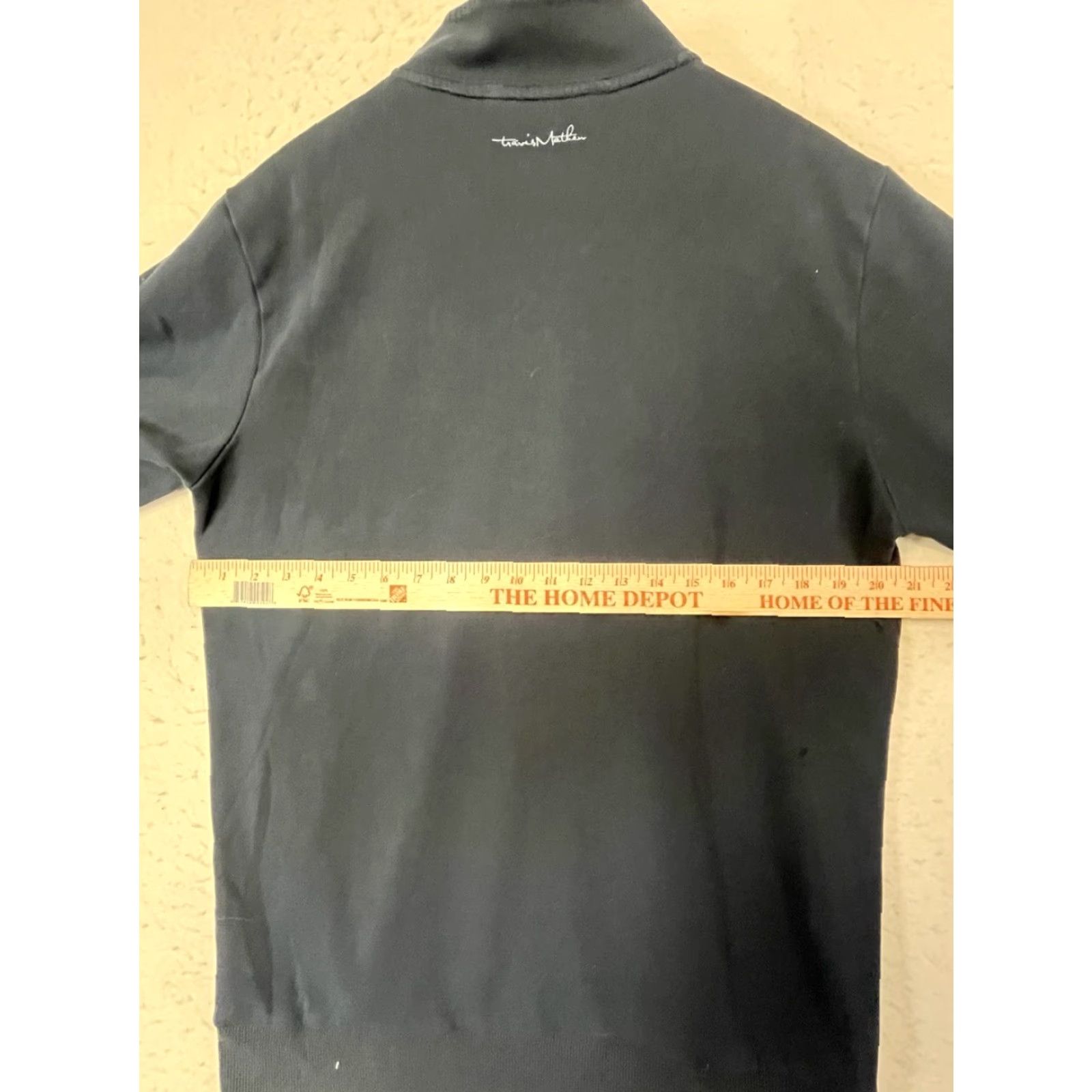 TravisMathew Travis Mathew Golf Hoodie Black 1/4 Zip Pullover Men M Size Arm Logo Pic Shirt Size US M / EU 48-50 / 2 - 5 Thumbnail
