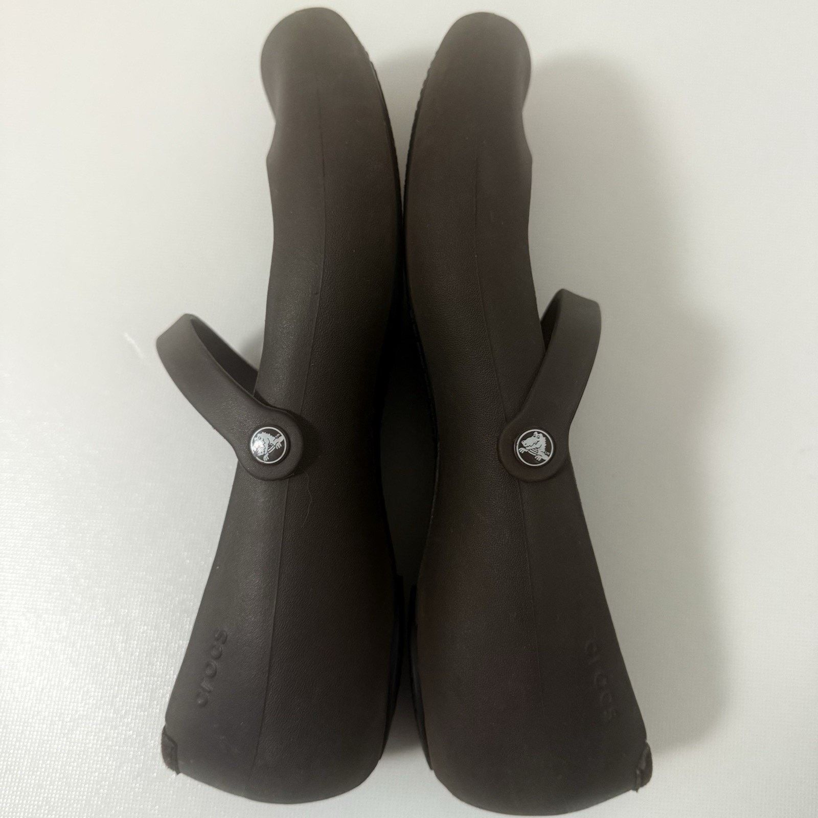Crocs Crocs Maryjane’s Women’s 10 Brown Alice Work Ballet Comfort Size US 10 / IT 40 - 6 Thumbnail