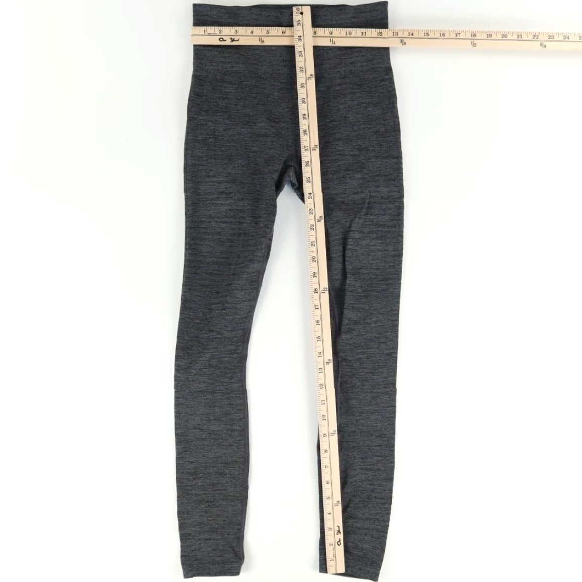 Athleta Athleta Leggings Gray Heather Women's S Seaml ss High Waist Nylon Woven Slim Inseam 26in Trainers Activewear Pants Size 28" / US 6 / IT 42 - 3 Thumbnail