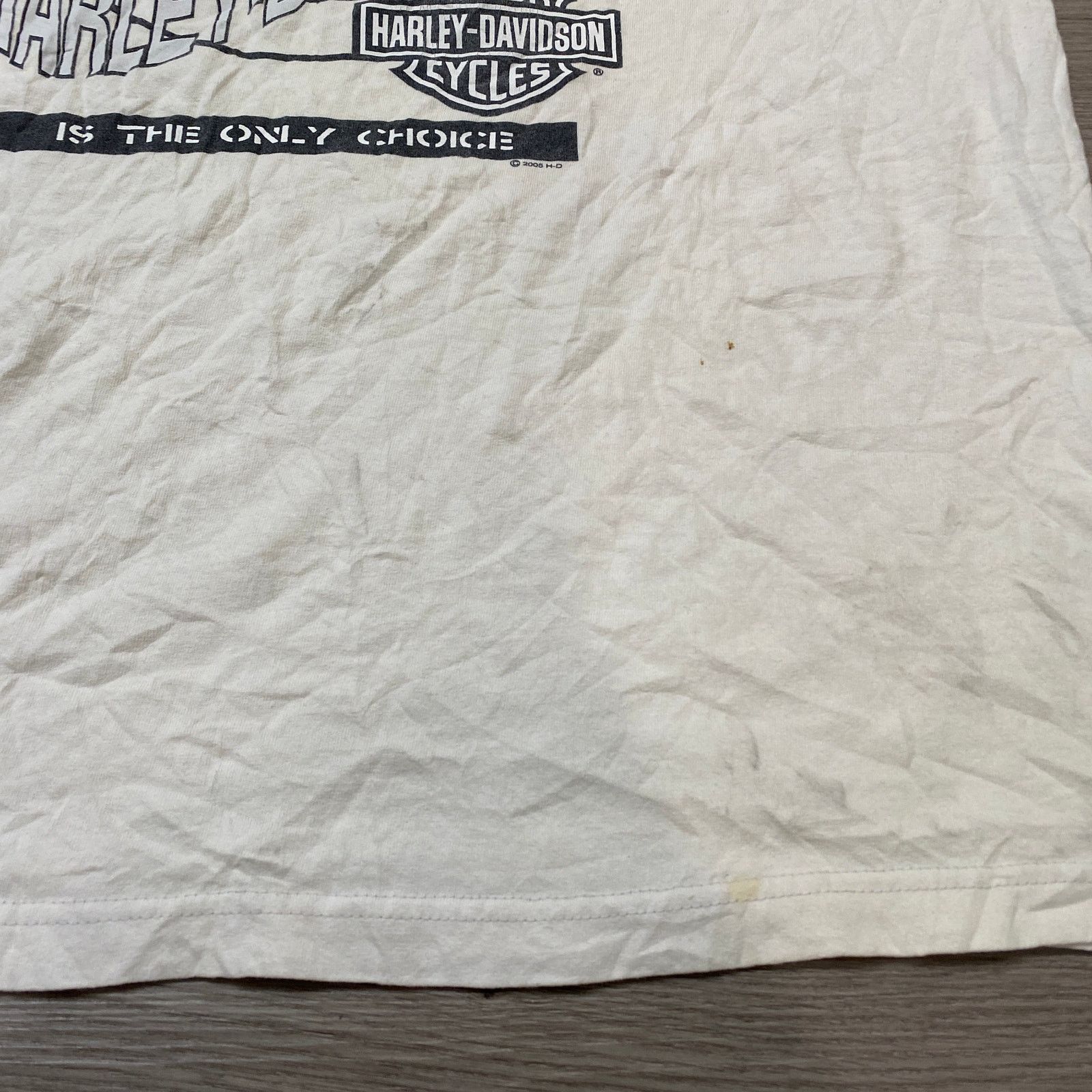 Harley Davidson VTG Y2K Harley Davidson Motorcycle Monkey Ithaca T Shirt XL Size US XL / EU 56 / 4 - 11 Thumbnail