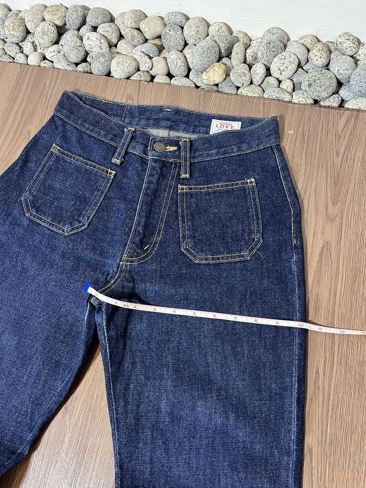 Hysteric Glamour Georgia Love GL HEART japan button down flare denim Size US 26 / EU 42 - 19 Thumbnail