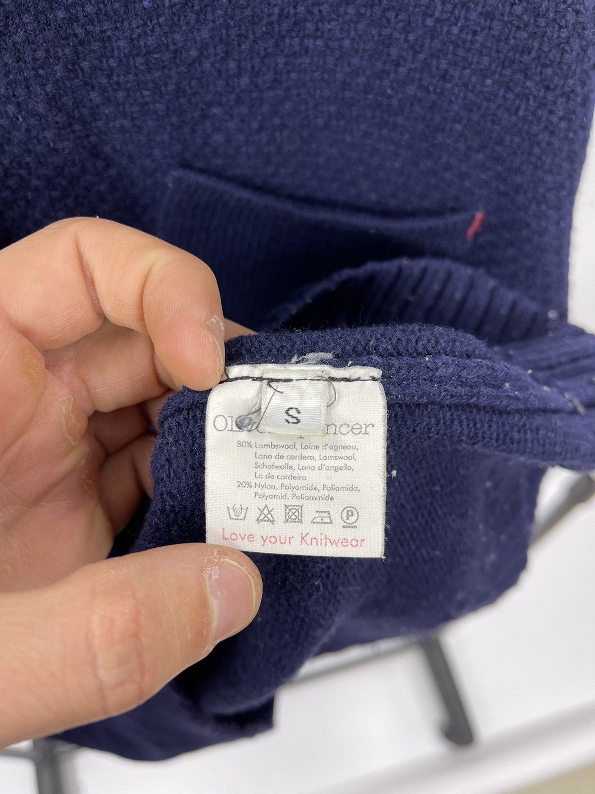 Oliver Spencer Oliver Spencer Sweater Knitwear Size S Blue Made in Portugal Size US S / EU 44-46 / 1 - 4 Thumbnail