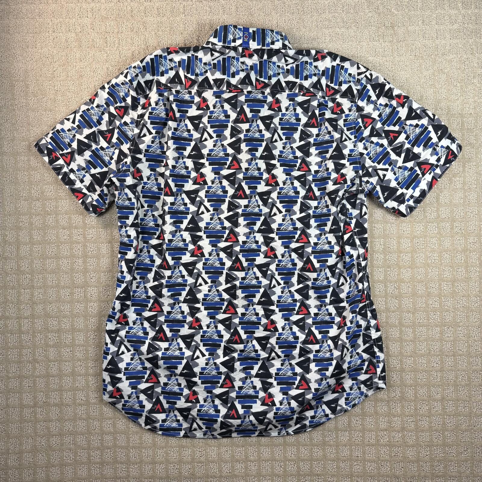 Robert Graham Robert Graham Geometric Print Button Up Shirt Size US L / EU 52-54 / 3 - 7 Thumbnail