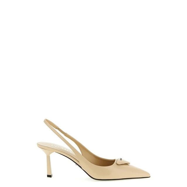 Prada PRADA $1220 Travertine Stone 55mm Slingback Pumps New & Auth Size US 6.5 / IT 36.5 - 1 Thumbnail