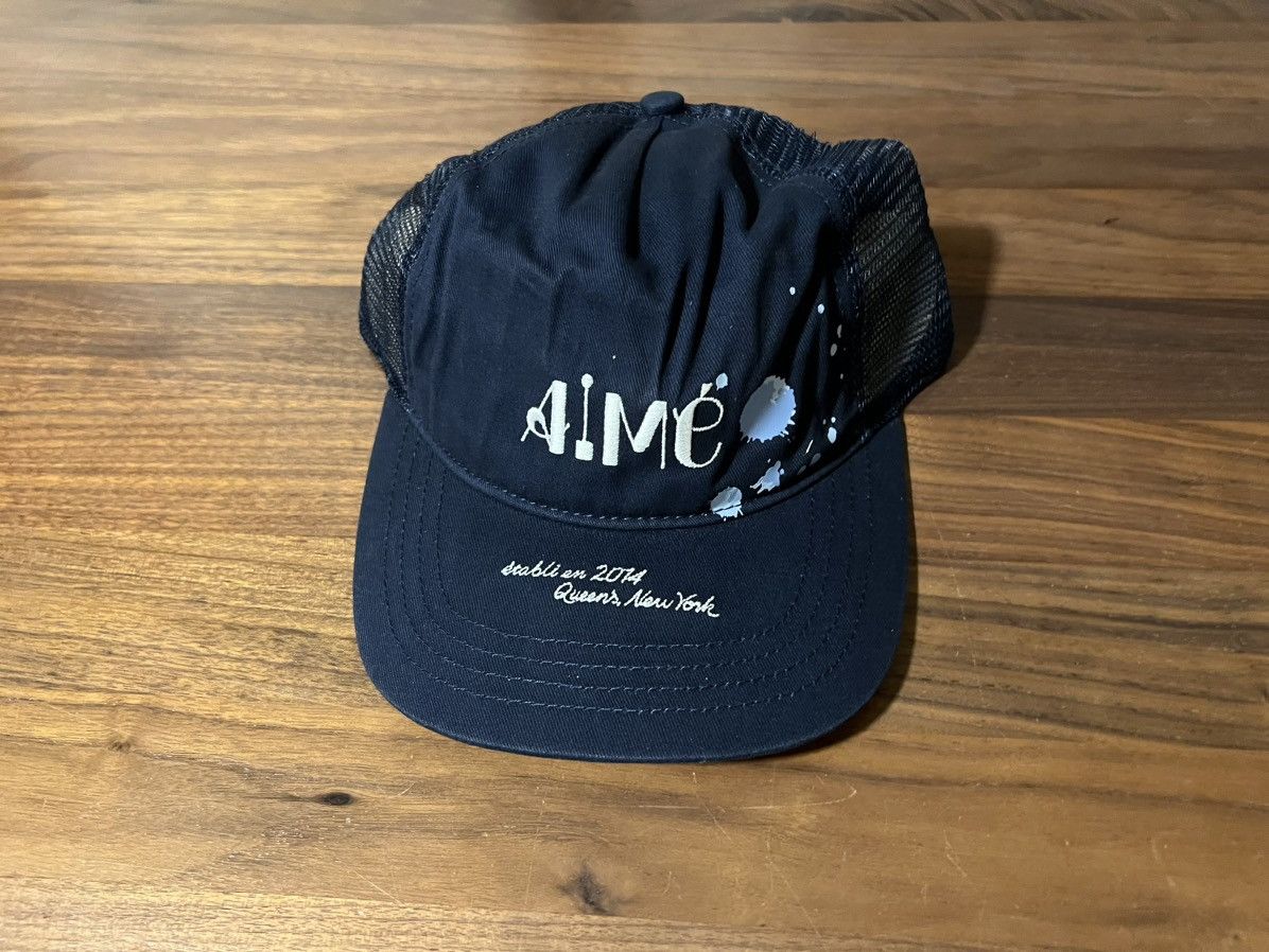 Aime Leon Dore Aime Leon Dore ALD Studio Ink Splatter Hat Navy SnapBack Size ONE SIZE - 1 Thumbnail