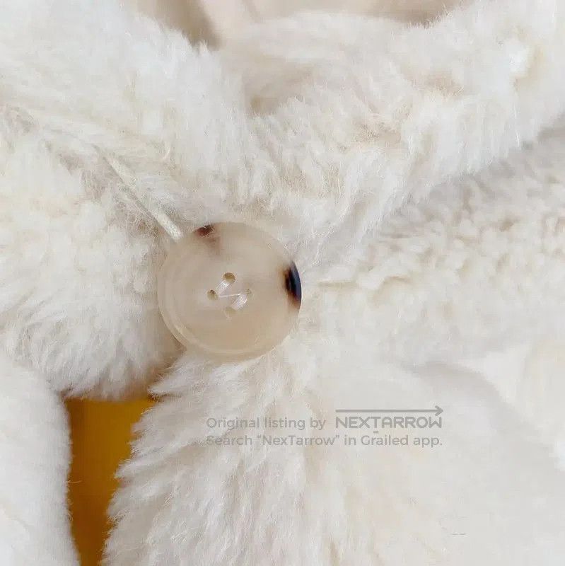 Max Mara MaxMara Classic White Alpaca Wool Coat . Size XS / US 0-2 / IT 36-38 - 5 Thumbnail