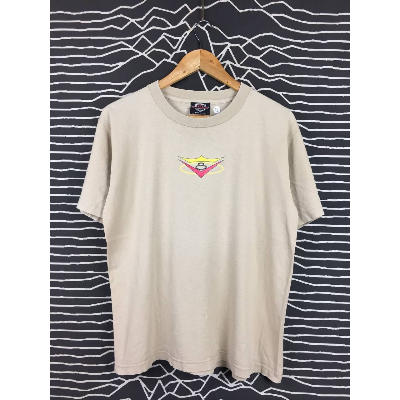 Vintage Vtg Eight Brand Center Logo Made In Usa Tee Size US M / EU 48-50 / 2 - 1 Thumbnail