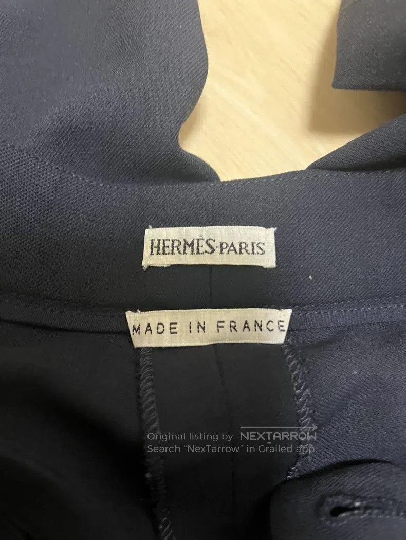 Hermes Hermes Margiela Wool Double-Sided Zip Pants Size 25" / US 0 / IT 36 - 4 Thumbnail