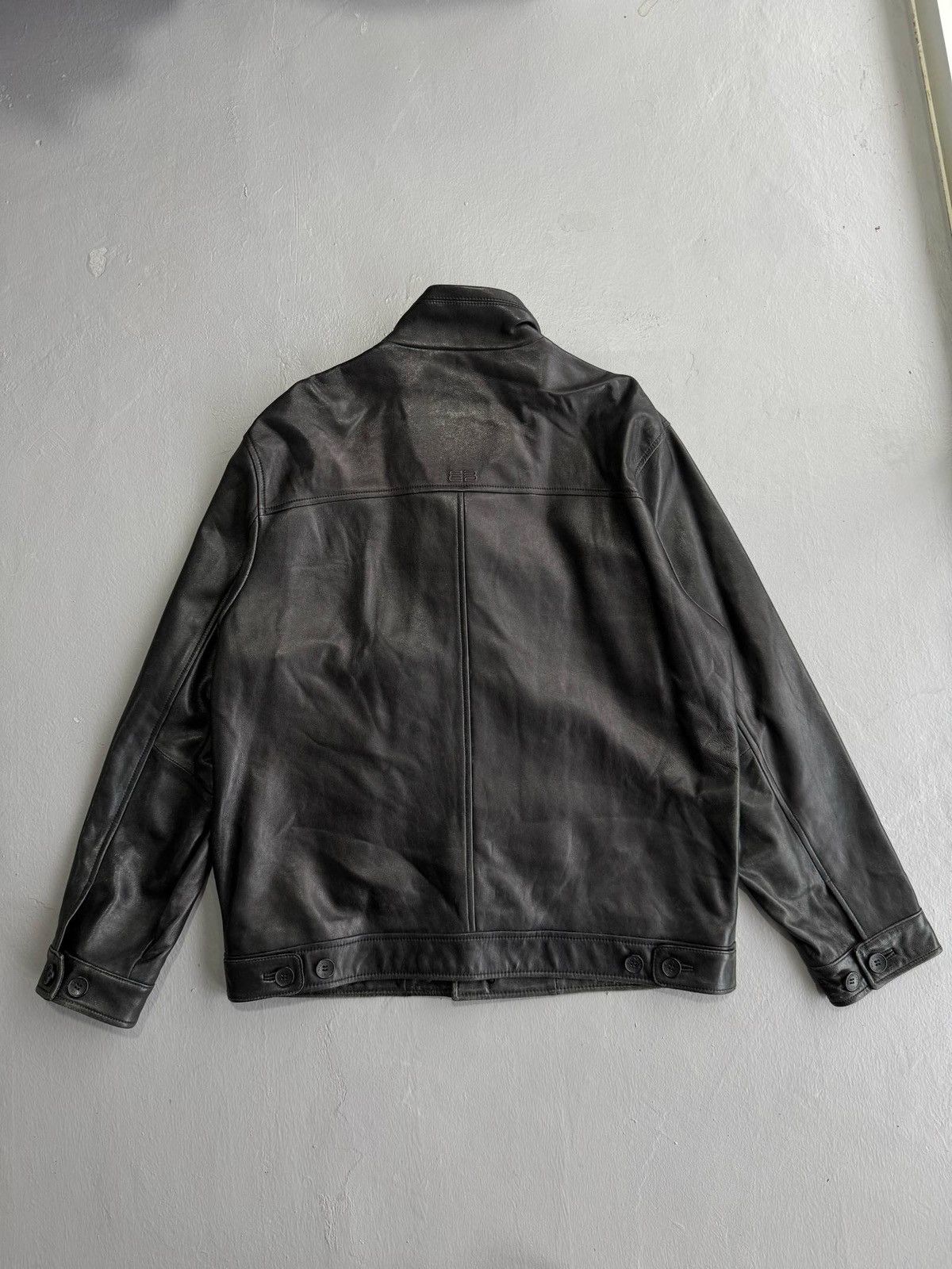 Balenciaga Balenciaga - Nicolas Ghesquiere Leather Jacket Size US XL / EU 56 / 4 - 2 Thumbnail