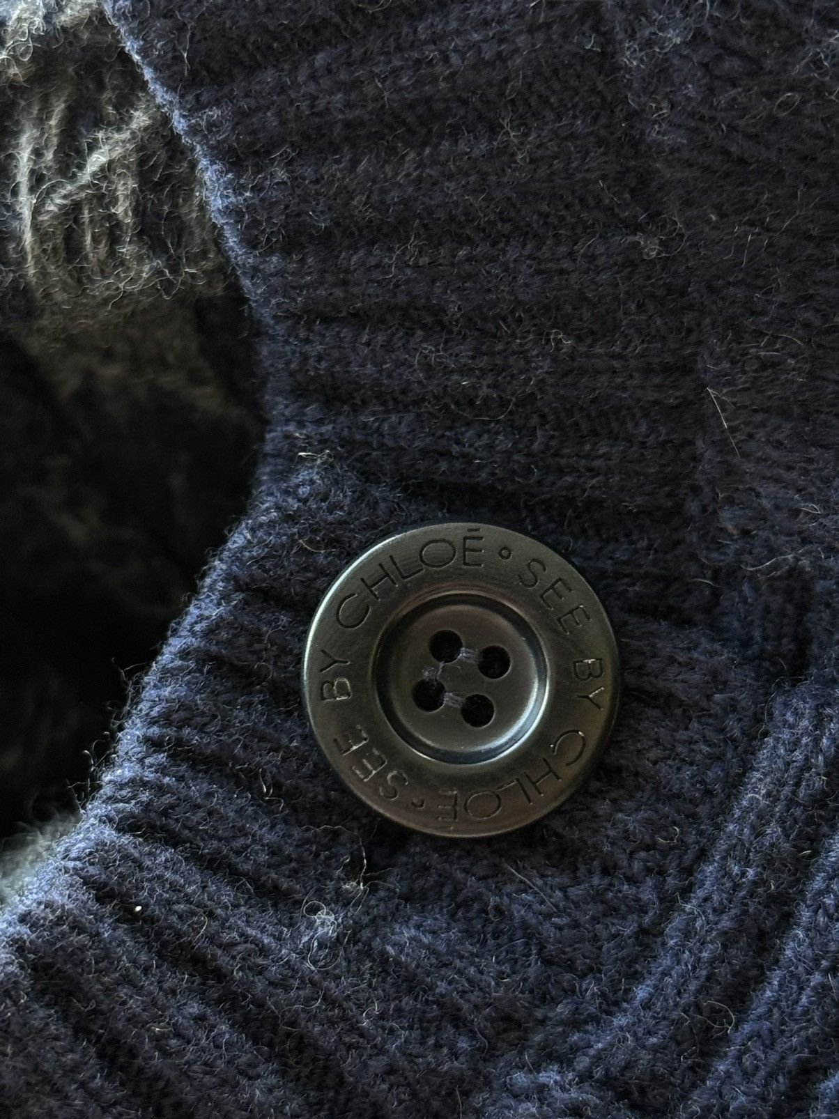 Chloe × Designer × See by Chloe See by Chloe sheep’s pattern wool cardigan sweater Size S / US 4 / IT 40 - 4 Thumbnail