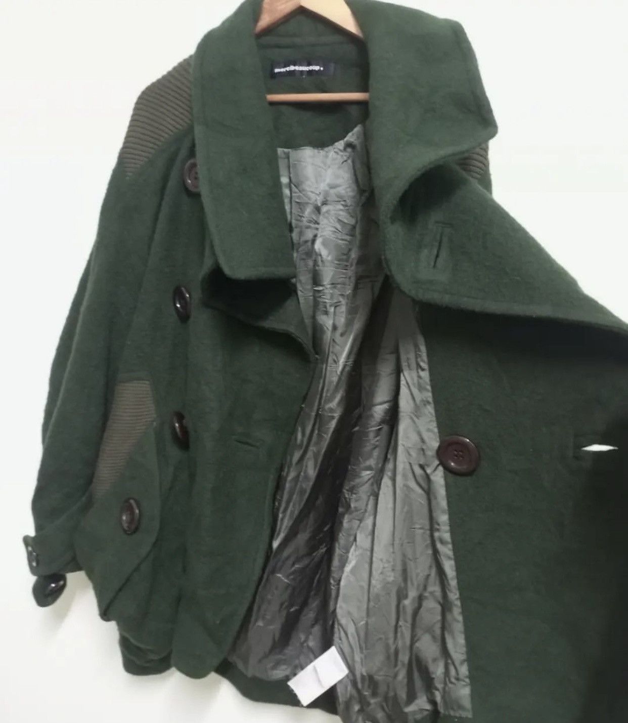 Issey Miyake Mercibeaucoup Issey Miyake Big Button Wool Oversized Jacket Size 3XL / US 20-22 - 11 Thumbnail