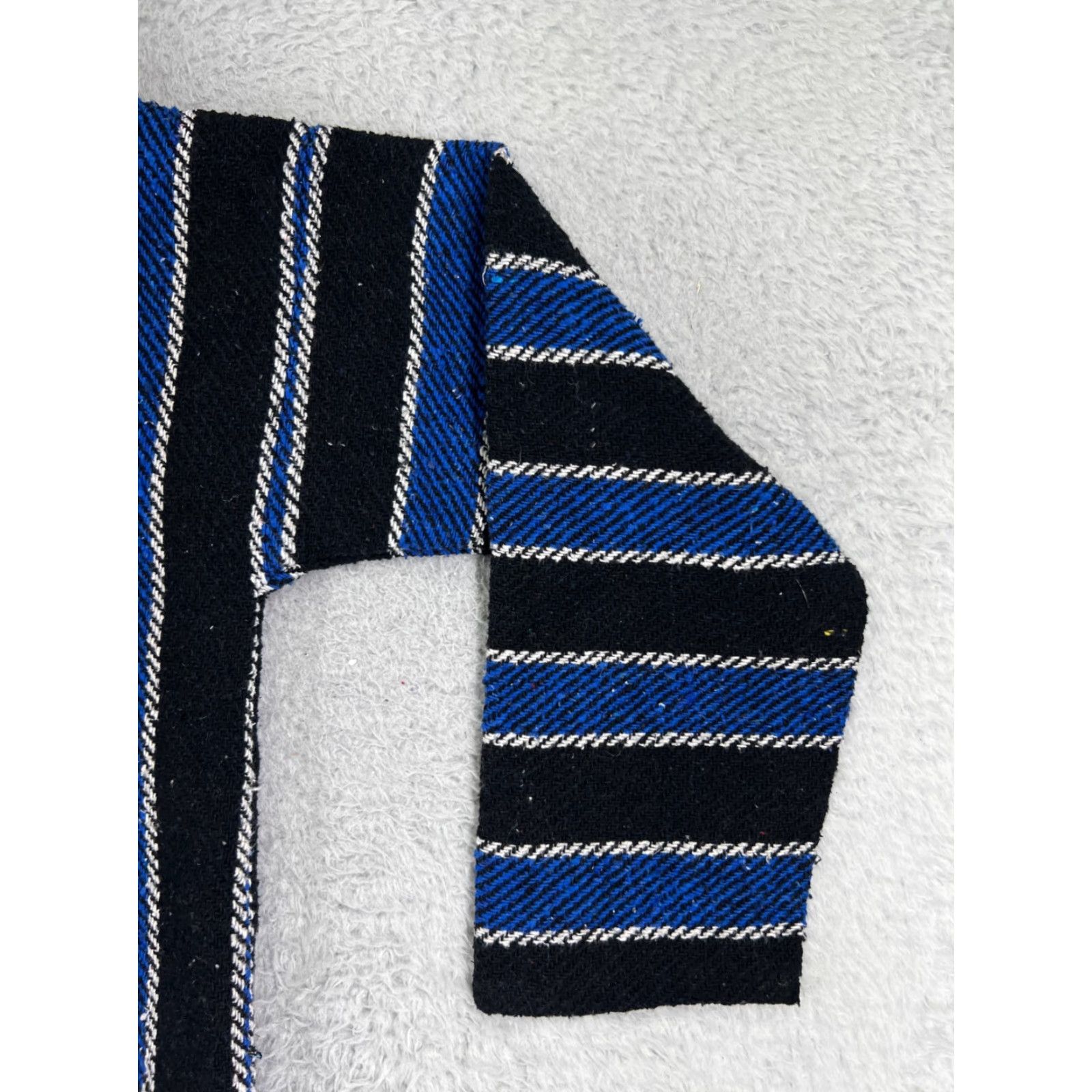 Vintage Baja Hoodie Mens Medium Green Blue Stripe Acrylic Blend Mexico Poncho Drug Rug Sweatshirt Pullover Hooded Size US S / EU 44-46 / 1 - 4 Thumbnail