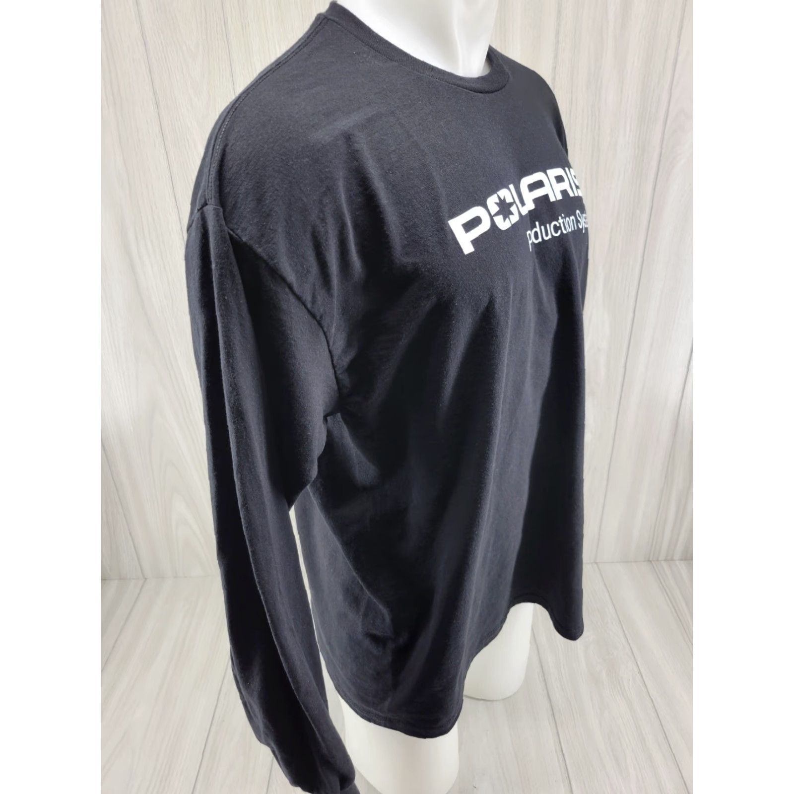 Gildan Gildan Polaris Production Systems Graphic Black Long Sleeve XL Mens T-Shirt Size US XL / EU 56 / 4 - 6 Thumbnail