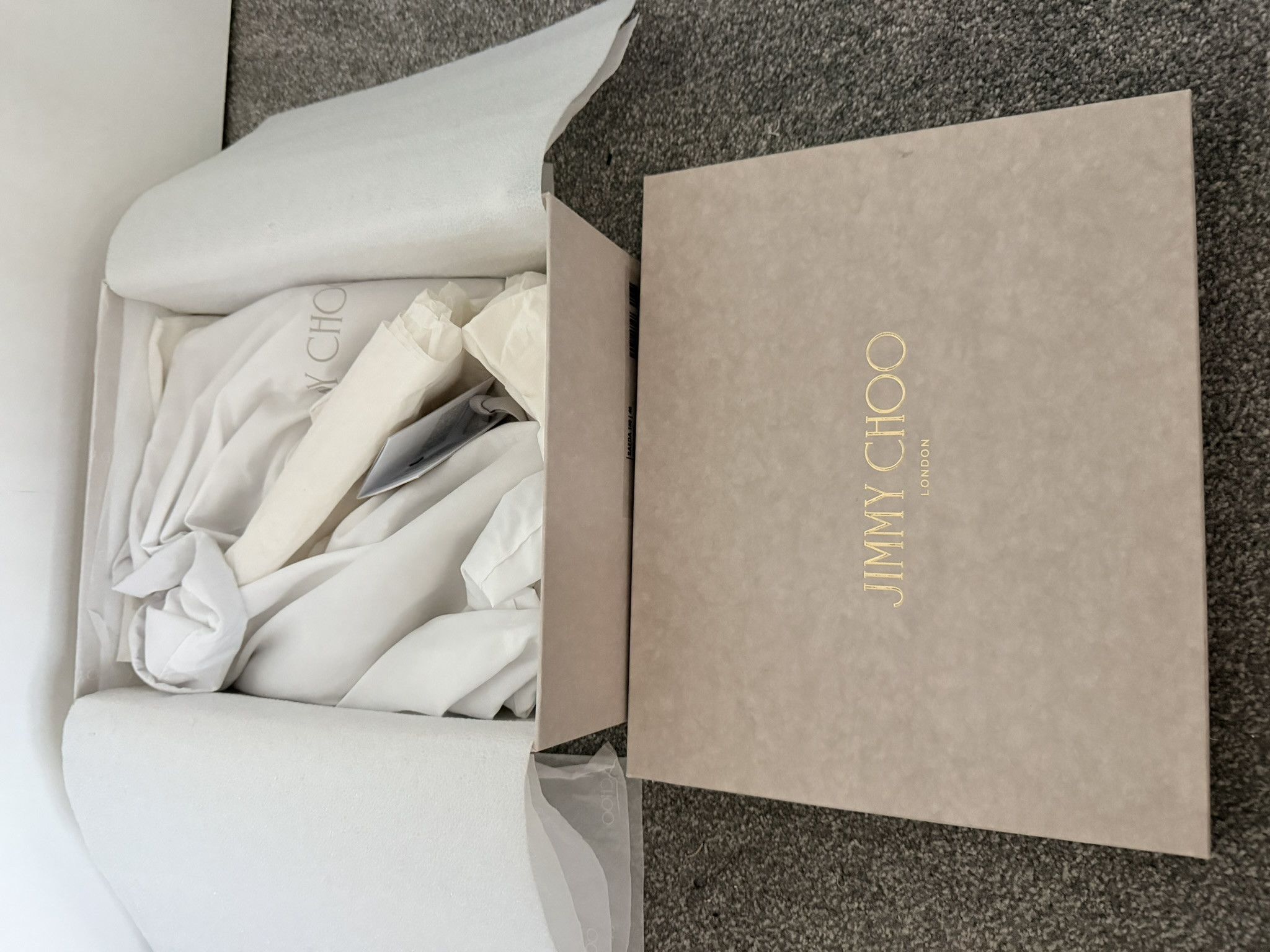Jimmy Choo Jimmy Choo Saeda 40 Platinum Ice Crystal Size US 10 / IT 40 - 9 Thumbnail