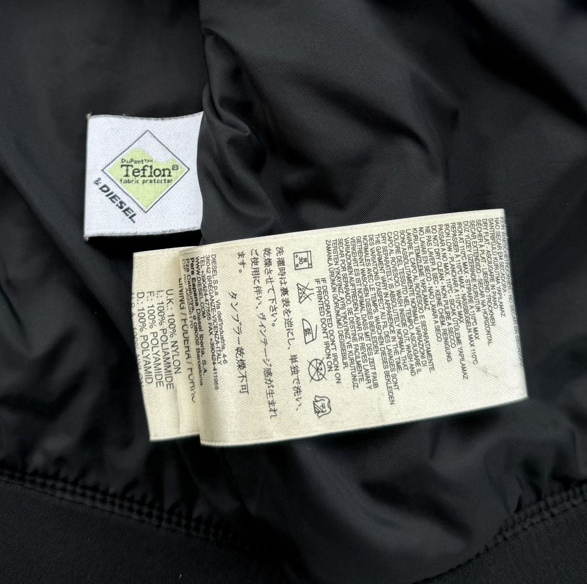 Diesel Diesel Teflon Fabric Protection Rider Zipper Bomber Jacket Size US L / EU 52-54 / 3 - 20 Thumbnail