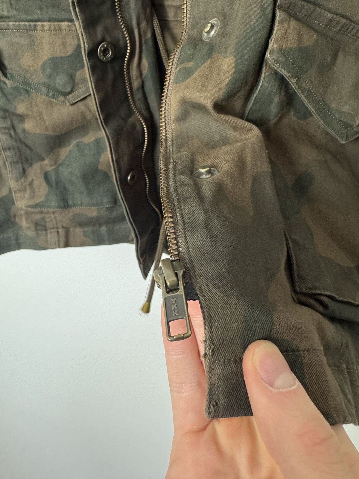 Japanese Brand Military camo cargo multi pocket jacket Avan Garde Japanese Size US S / EU 44-46 / 1 - 12 Thumbnail