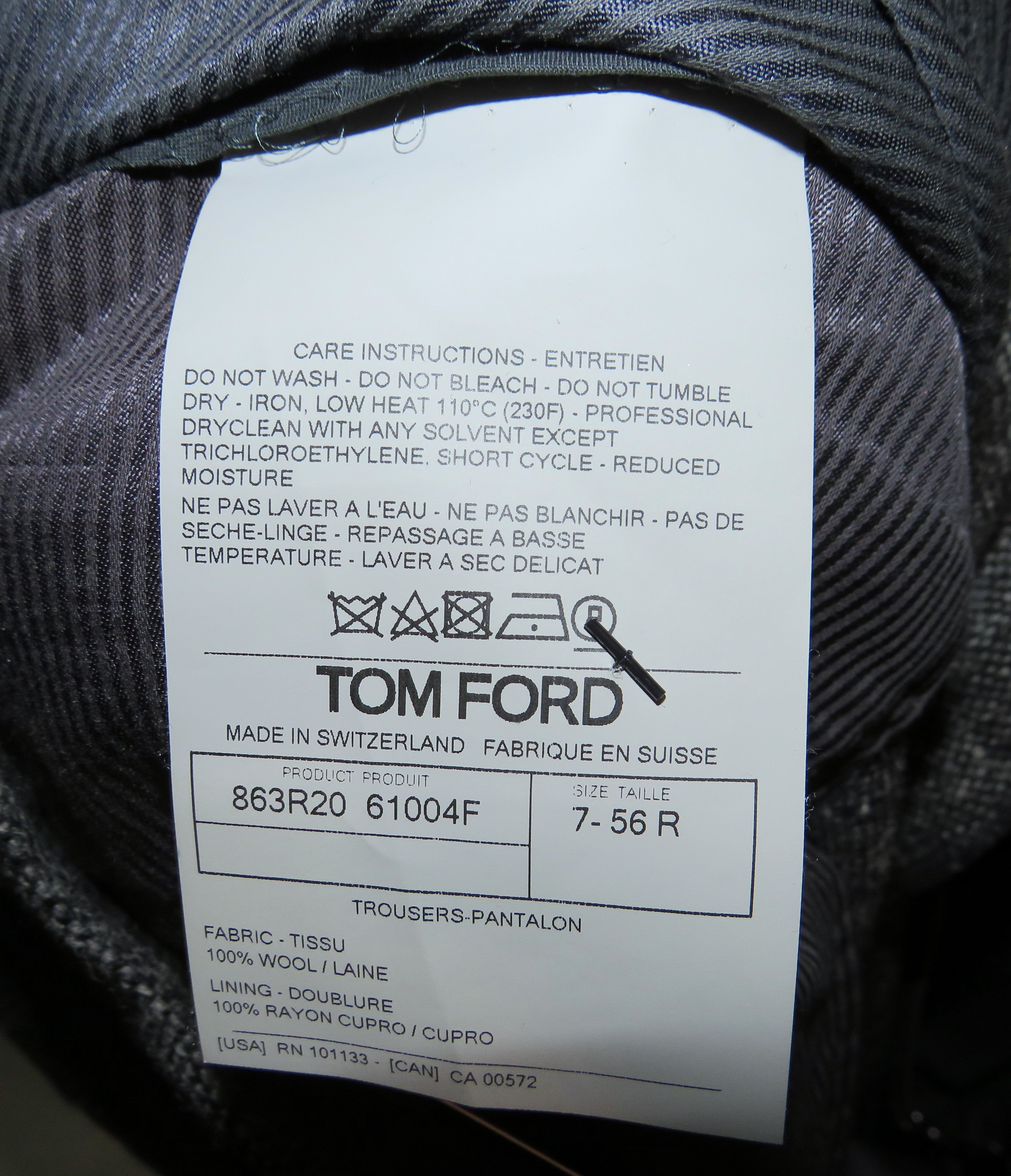 Tom Ford Current Gray Donegal Tweed Two Button Suit 44R Size 44R - 18 Thumbnail
