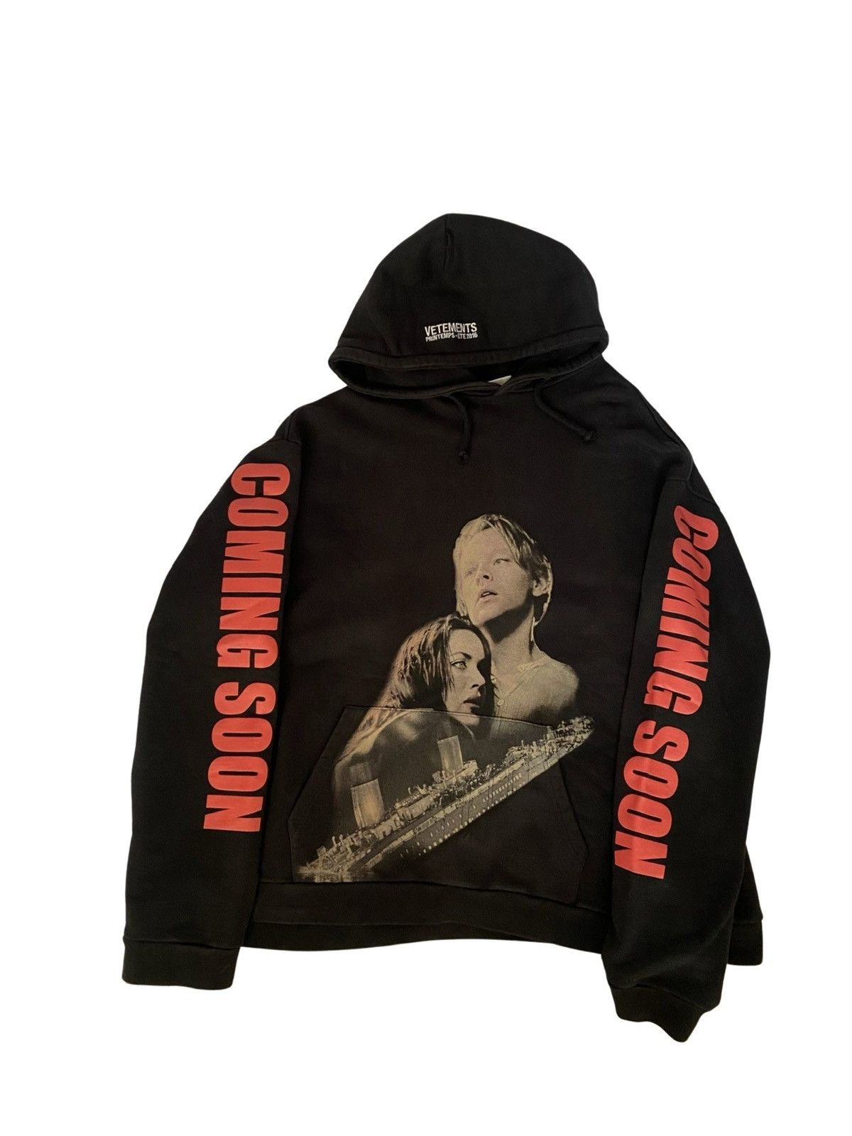 Vetements Vetements Coming Soon Titanic Hoodie Sz.L Thick Version Size US L / EU 52-54 / 3 - 3 Thumbnail
