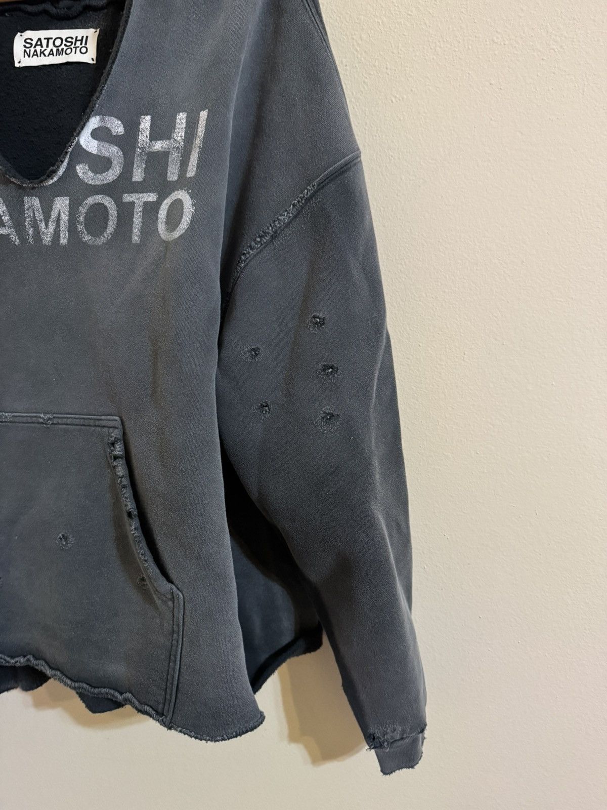 Satoshi Nakamoto Satoshi Nakamoto Distructo Hoodie Black XL Size US XL / EU 56 / 4 - 3 Thumbnail
