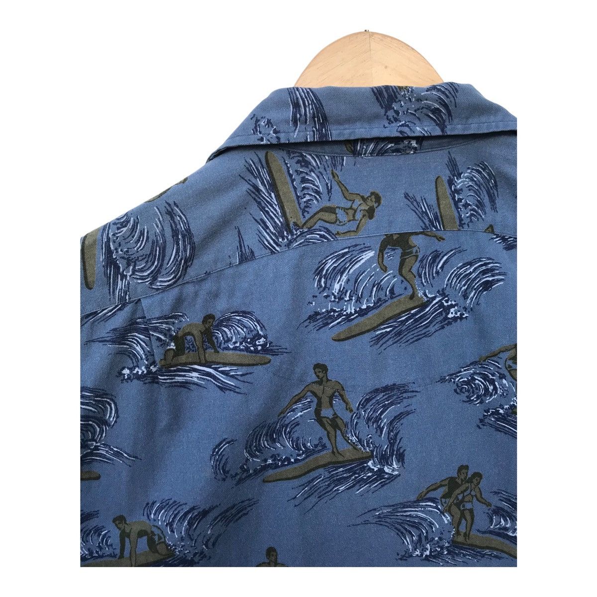 Polo Ralph Lauren Vintage Polo Ralph Lauren Surfing Overprinted Button Down Size US XL / EU 56 / 4 - 11 Thumbnail