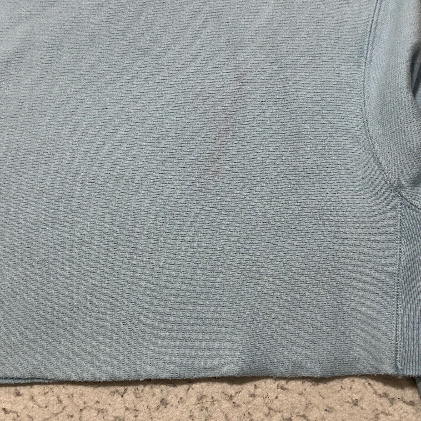Champion Champion Reverse Weave XS Cropped Hoodie Blue Sweatshirt Size XS / US 0-2 / IT 36-38 - 14 Thumbnail