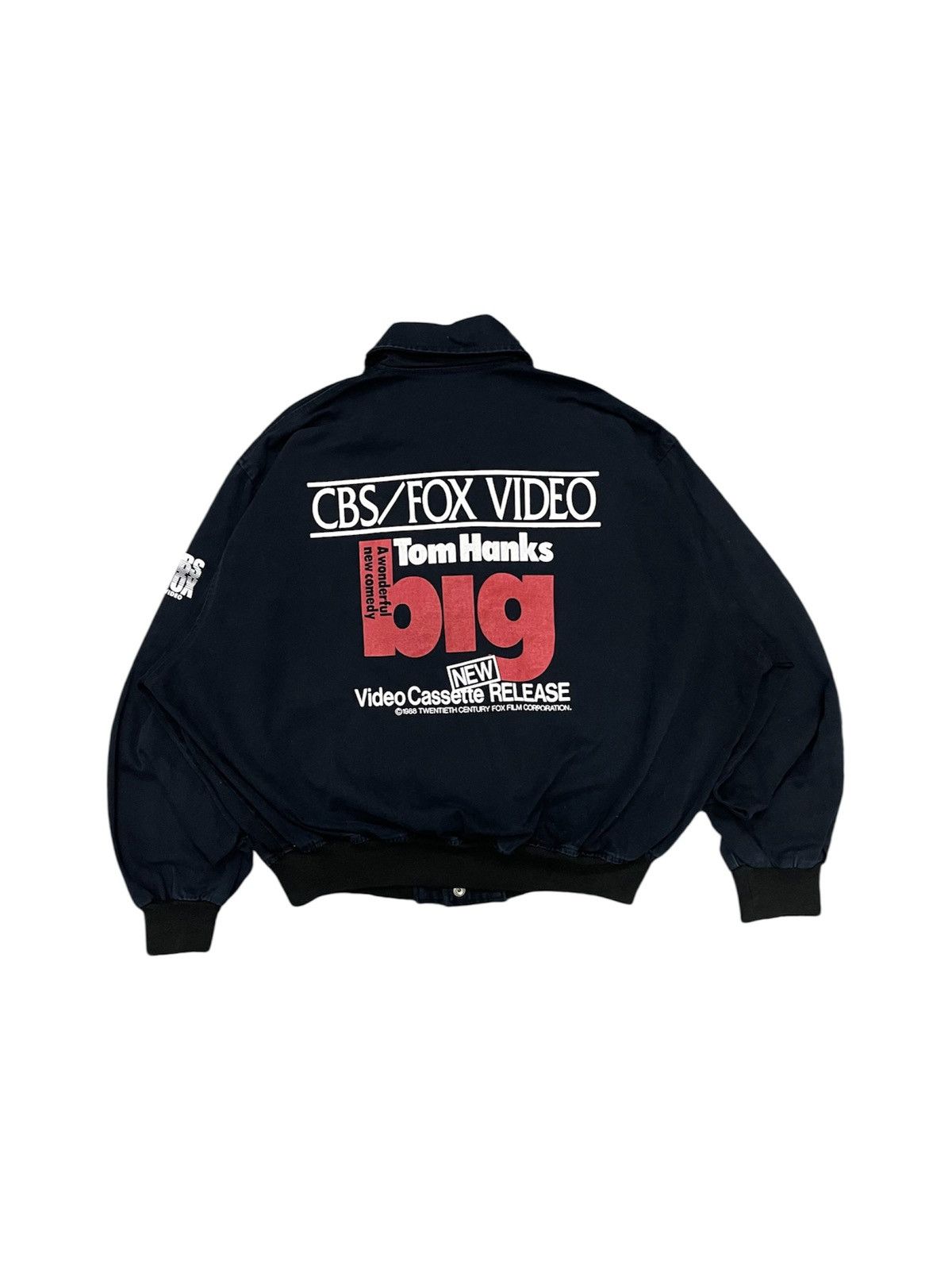 Vintage 80s TOM HANKS “BIG” MOVIE PROMO JACKET CBS/FOX RARE Size US L / EU 52-54 / 3 - 1 Thumbnail