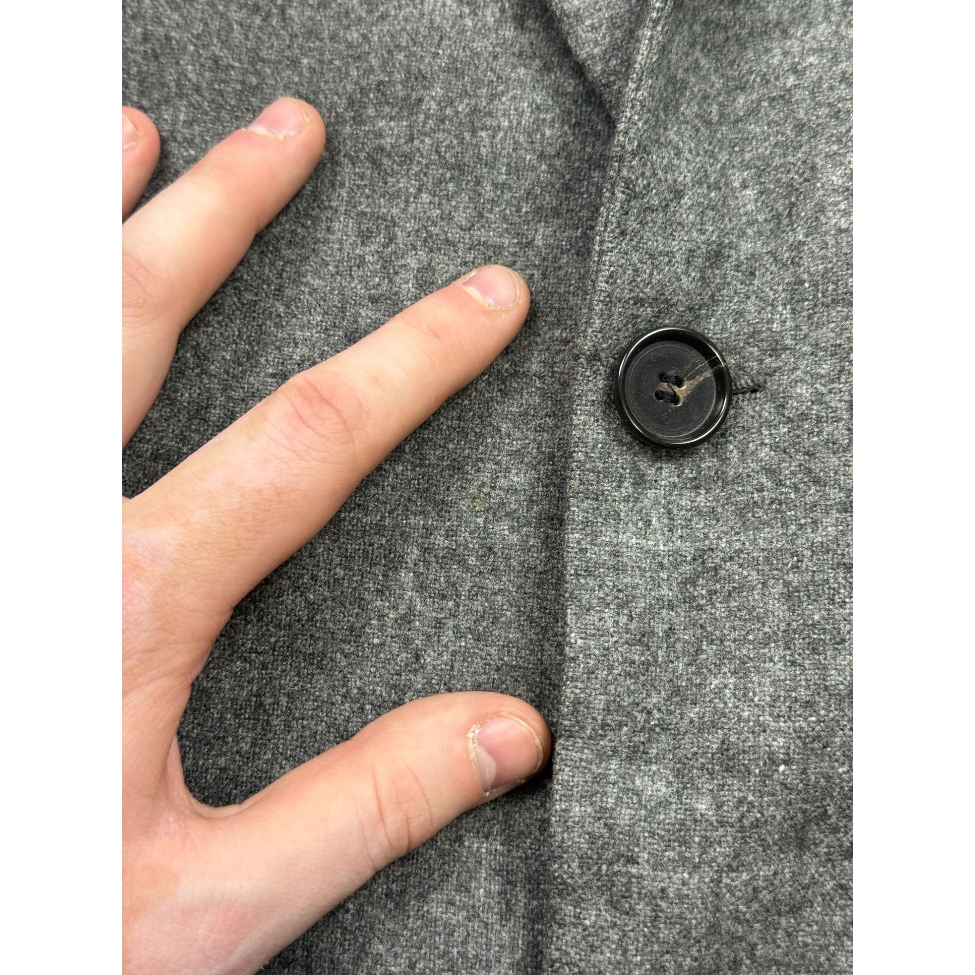 Hugo Boss Hugo Boss Pasini Checkered Wool Blazer (Y1276) Size 38R - 4 Thumbnail