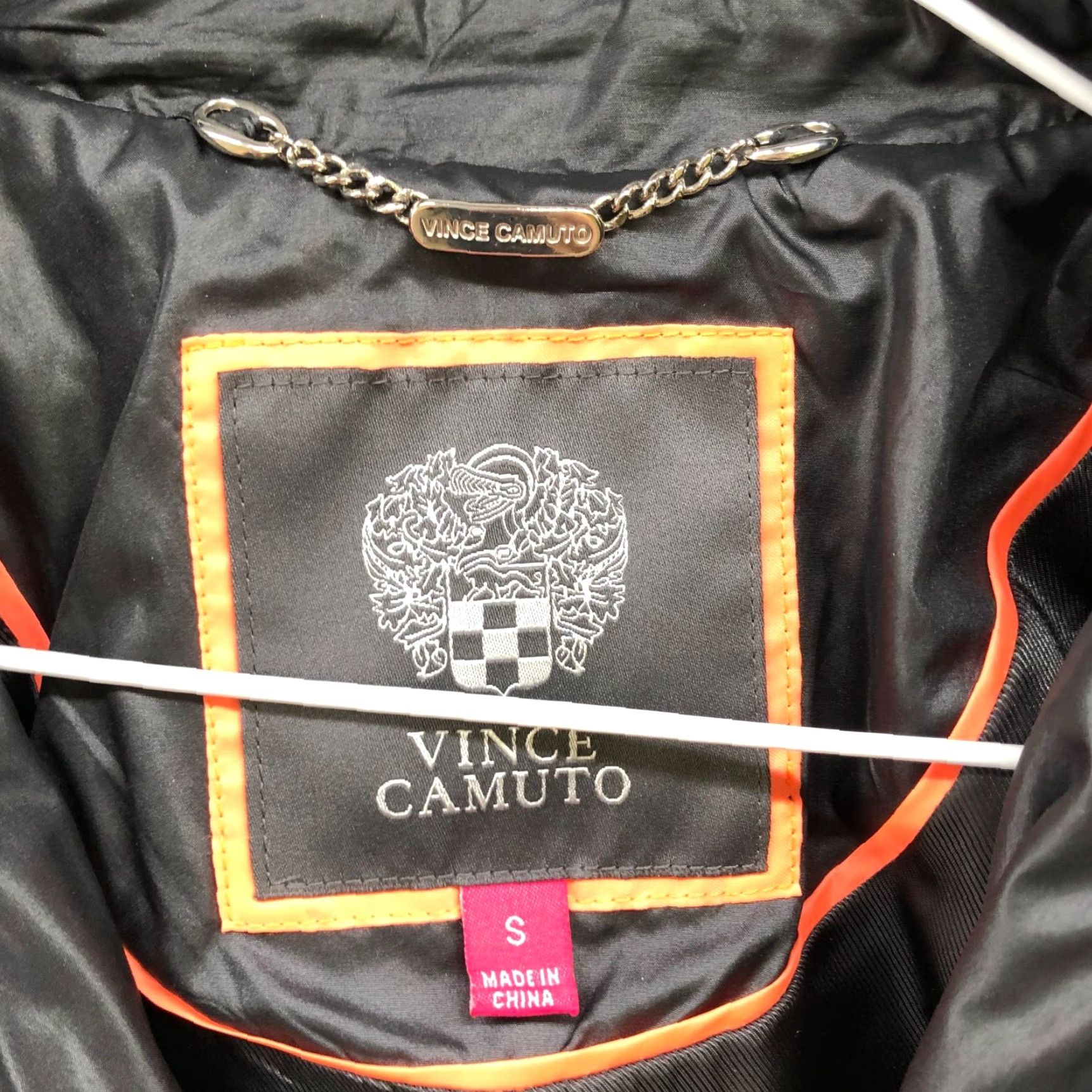 Vince Camuto Vince Camuto Moto Jacket Womens S Black Softshell Insulated Lightweight Zip Short Sleeve Regular Size S / US 4 / IT 40 - 6 Thumbnail