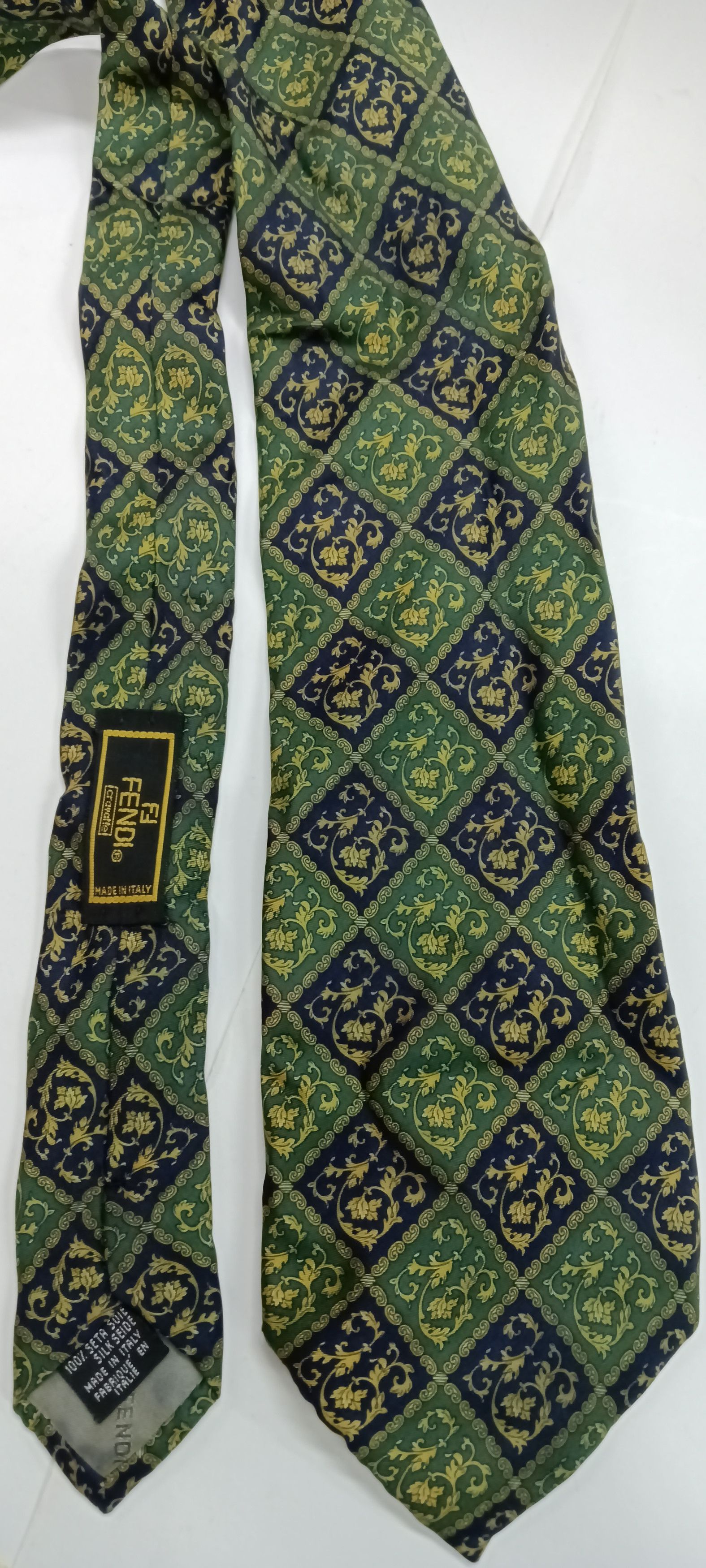 classics FENDI tie motif
