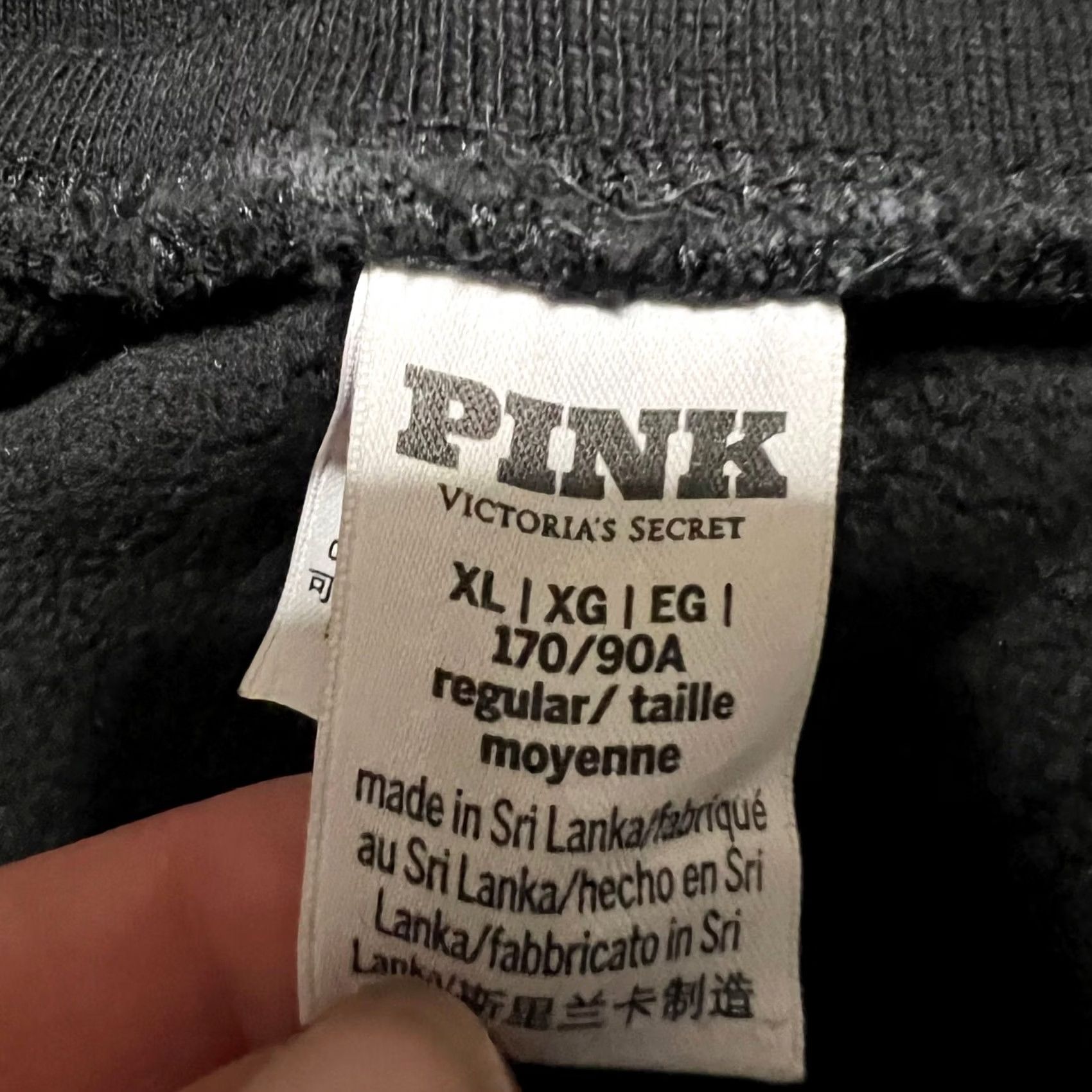 Vintage VINTAGE Y2K PINK Victorias Secret Yoga Pants Women XL Love Pink Logo Black Wide Size 40" / US 18 - 4 Thumbnail