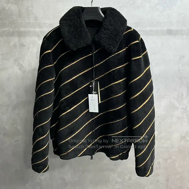 Fendi Fendi Black/Colorful Fur Print Jacket Size US S / EU 44-46 / 1 - 3 Thumbnail