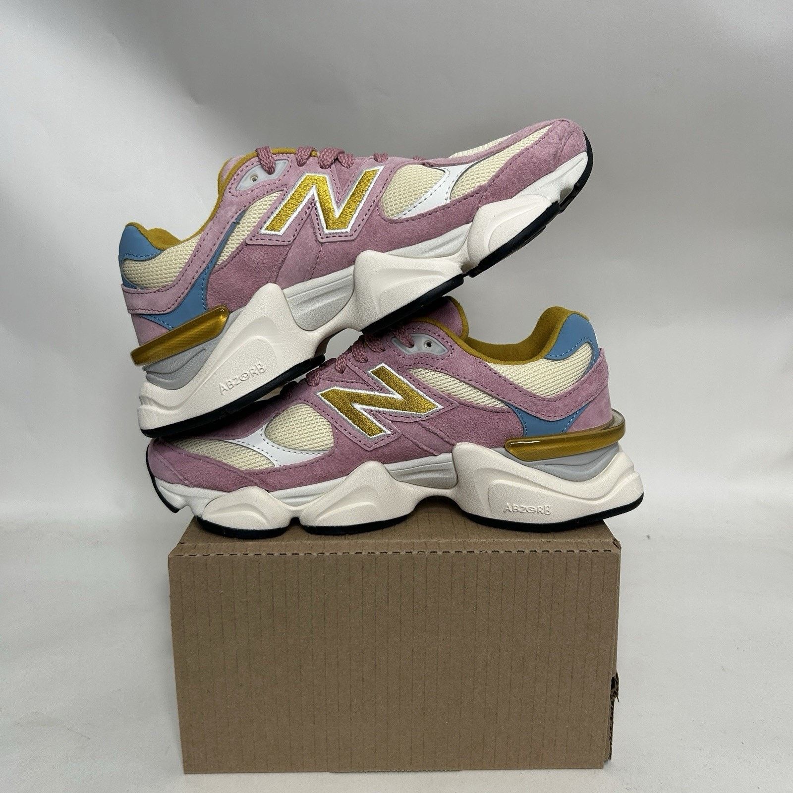 New Balance New Balance 9060 “Pink Taffy Yellow White” Sneakers U9060LDB Size US 7.5 / IT 37.5 - 3 Thumbnail