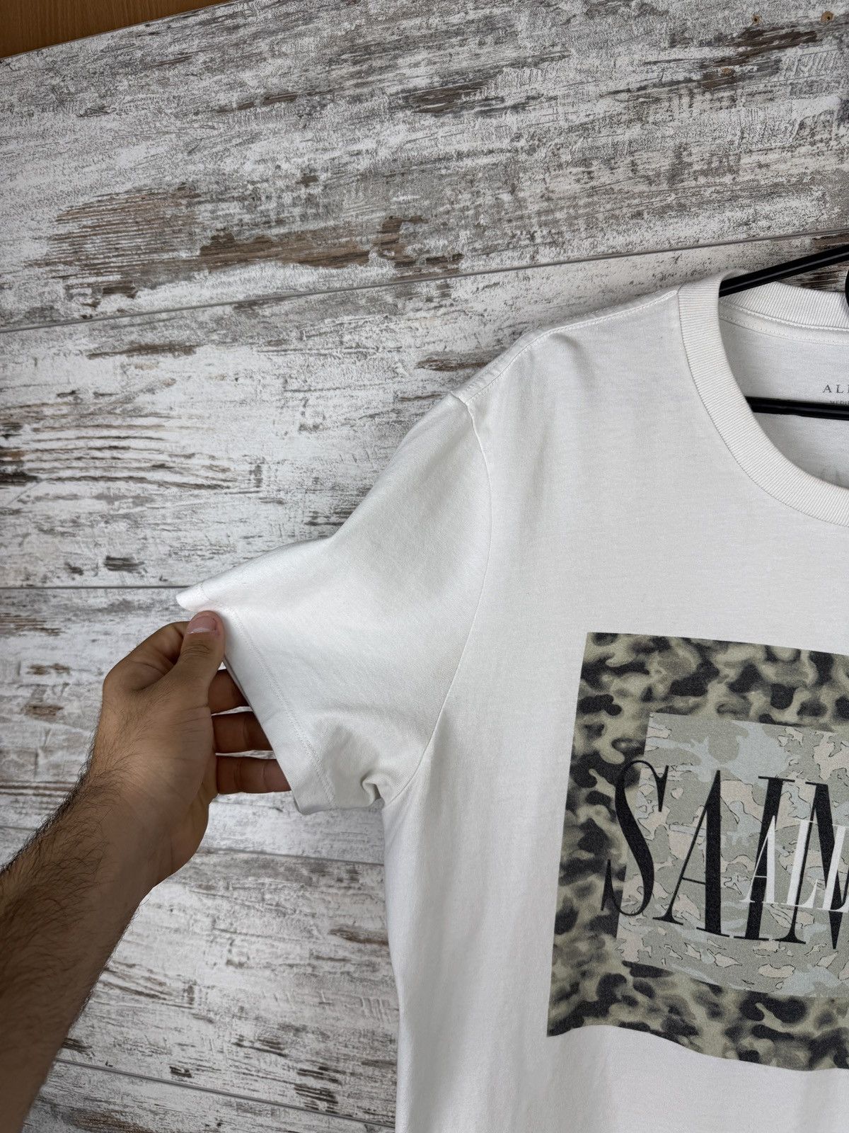 Allsaints × Japanese Brand Mens Vintage AllSaints T-shirt big logo tee Japanese luxury Size US M / EU 48-50 / 2 - 4 Thumbnail