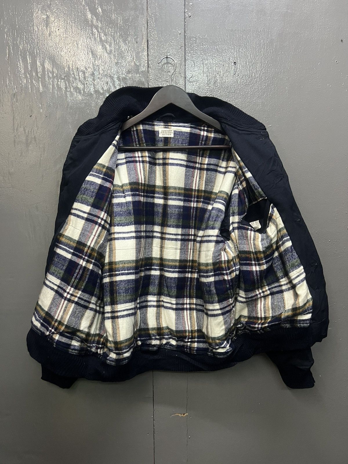 Vintage Vintage Suntory Coffee Boss Wool Bomber Jacket Size US L / EU 52-54 / 3 - 5 Thumbnail