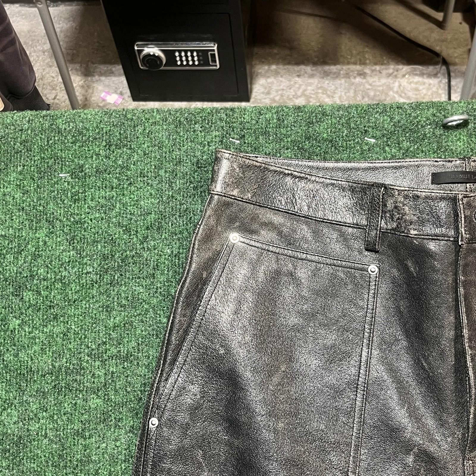 Helmut Lang Helmut Lang LTHR Carpenter Black 34 Size US 34 / EU 50 - 3 Thumbnail