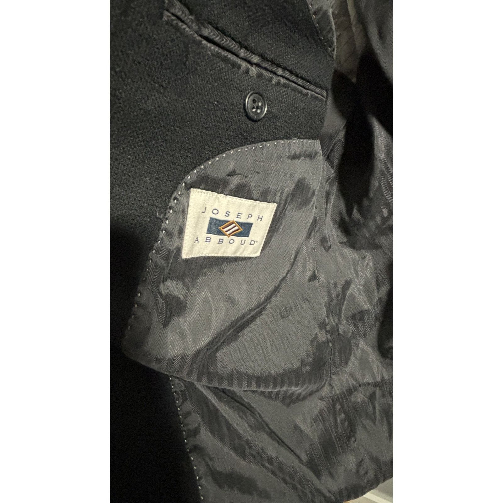 Joseph Abboud joseph abboud reda made in egypt black jacket Size 38R - 3 Thumbnail