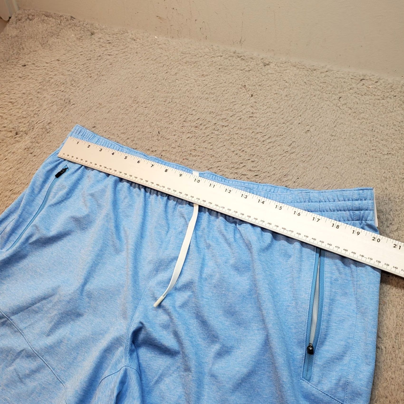 Vintage DSG Athletic Shorts Men XXL Blue Comfortable Stretch Drawstring Moisture Wicking Size US 39 - 3 Thumbnail