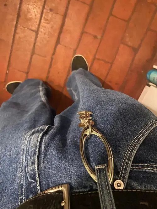 Japanese Brand Hitomi x Maezo Y2k Silver Keychain Essential Icon Carabiner Size ONE SIZE - 4 Thumbnail