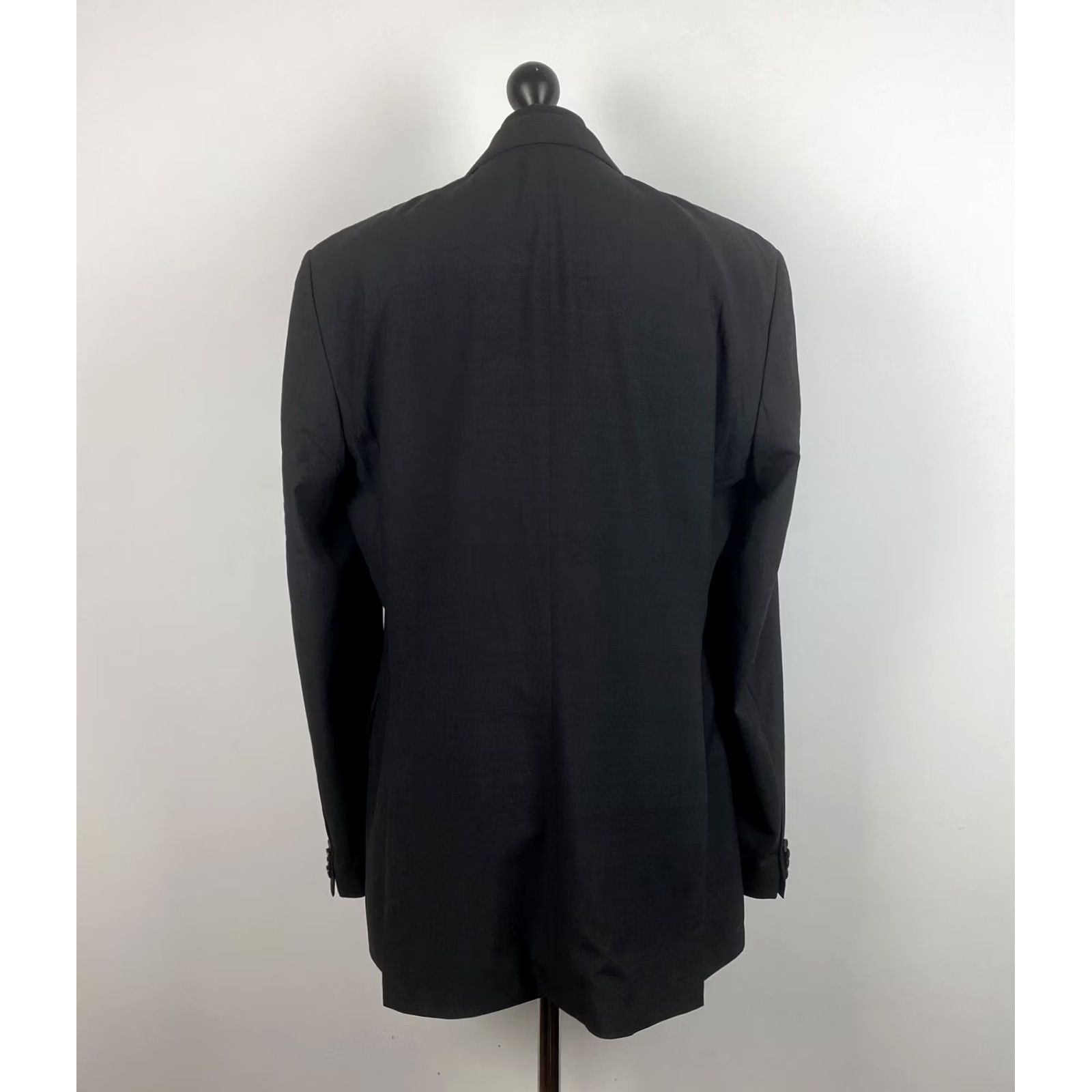 Hugo Boss Hugo Boss Blazer Jacket Wool Men dark grey tailored Size 46L regular Size 46R - 4 Thumbnail
