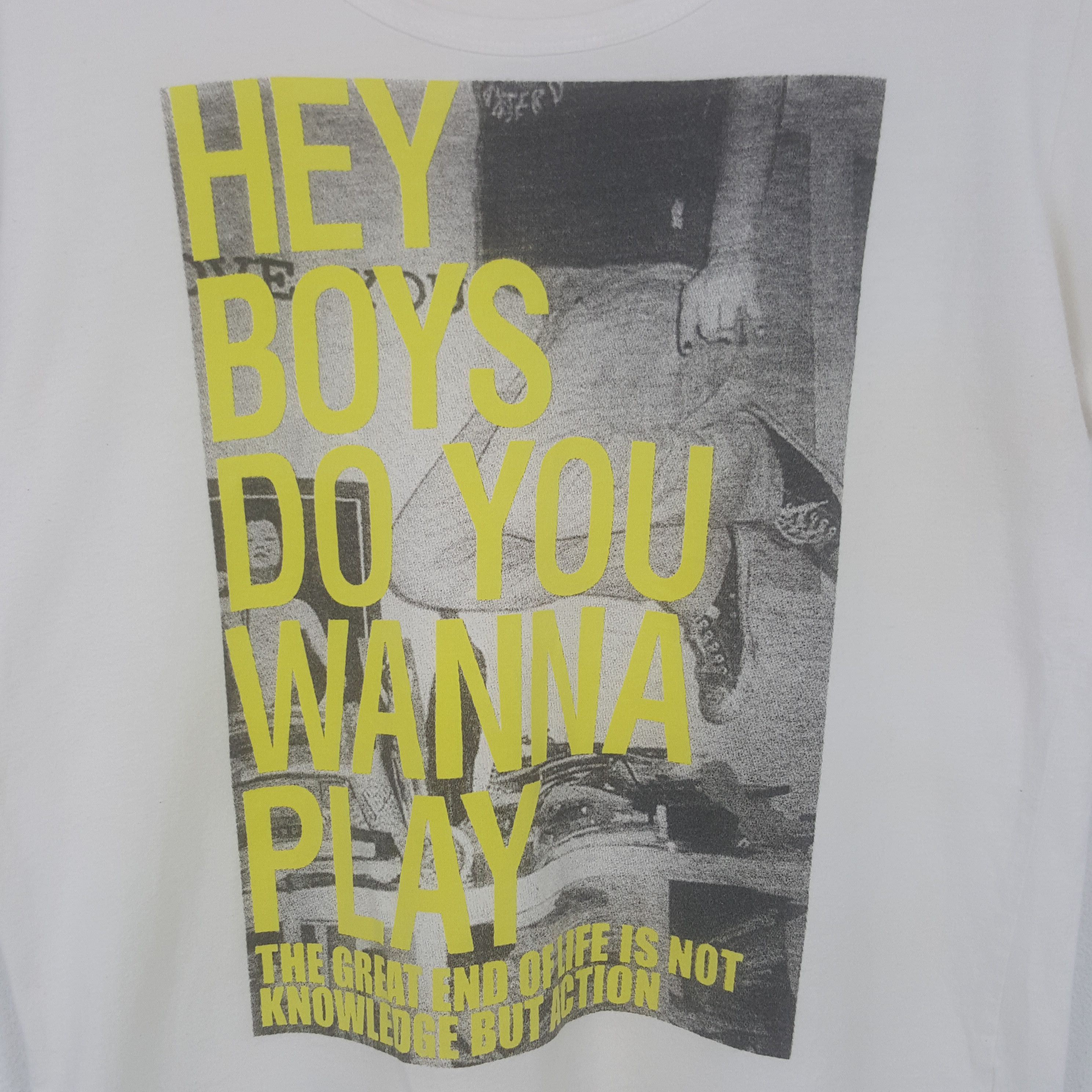 If Six Was Nine × Vintage × semanticdesign Vintage Sematic Design Grunge Style Tshirt Size M / US 6-8 / IT 42-44 - 2 Thumbnail