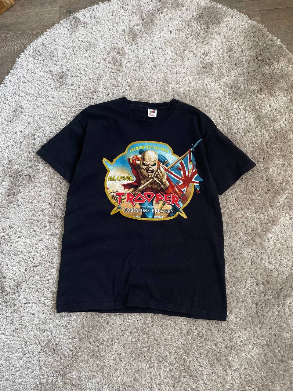 Iron Maiden × Vintage Iron Maiden 2013 Trooper Beer vintage band tee shirt Size US L / EU 52-54 / 3 - 2 Thumbnail