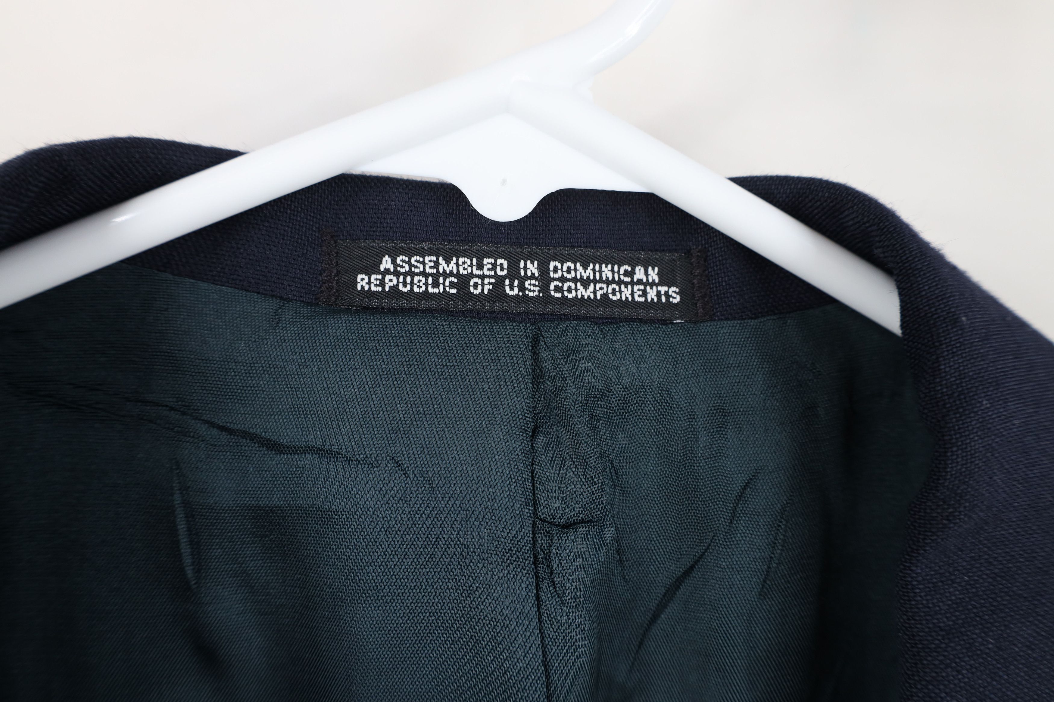 Vintage Vintage 90s Streetwear Suit Coat Blazer Jacket Navy Blue Size US XXL / EU 58 / 5 - 4 Thumbnail